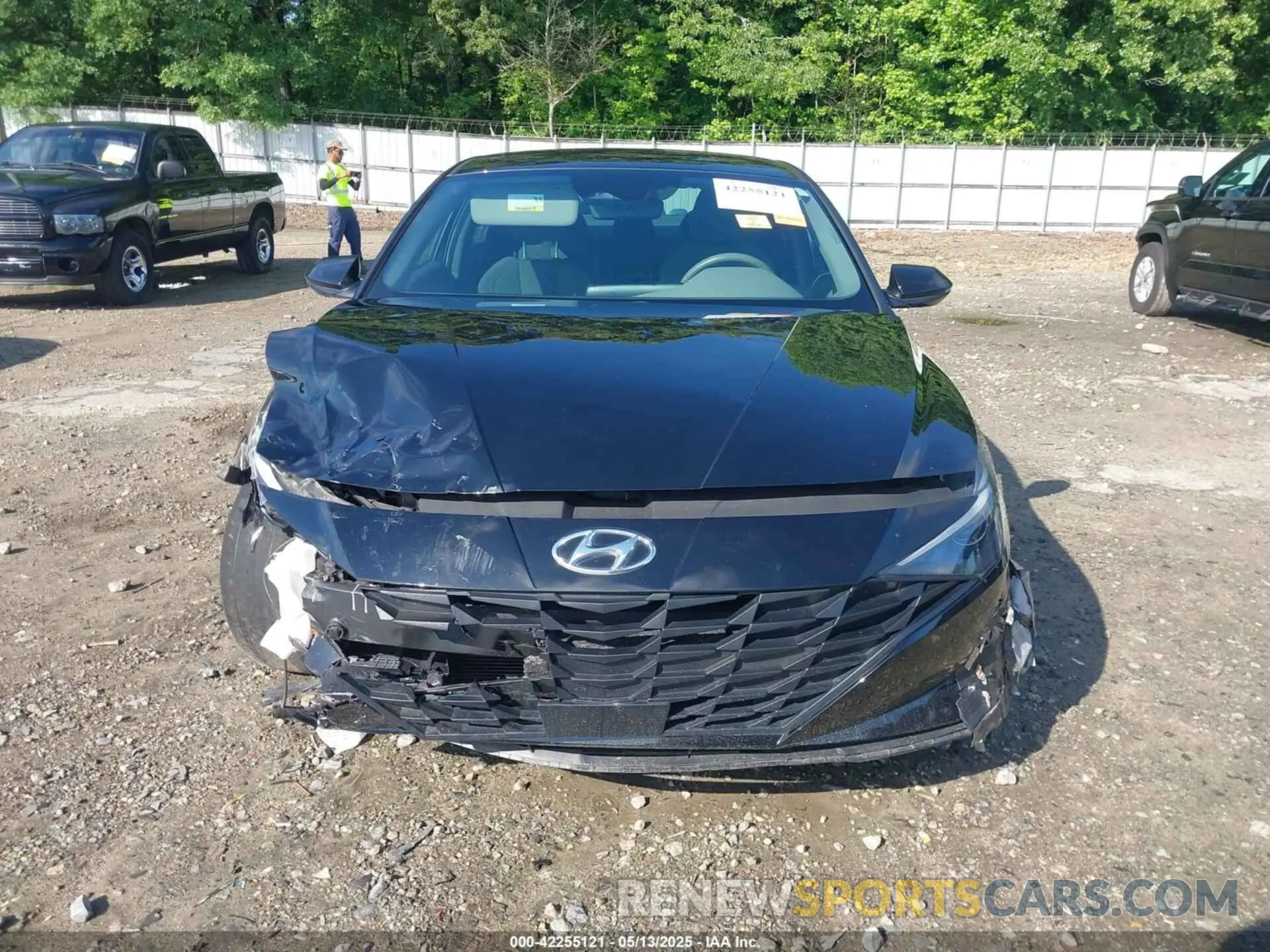 13 fotografías del automóvil dañado KMHLS4AGXMU212716 HYUNDAI ELANTRA 2021