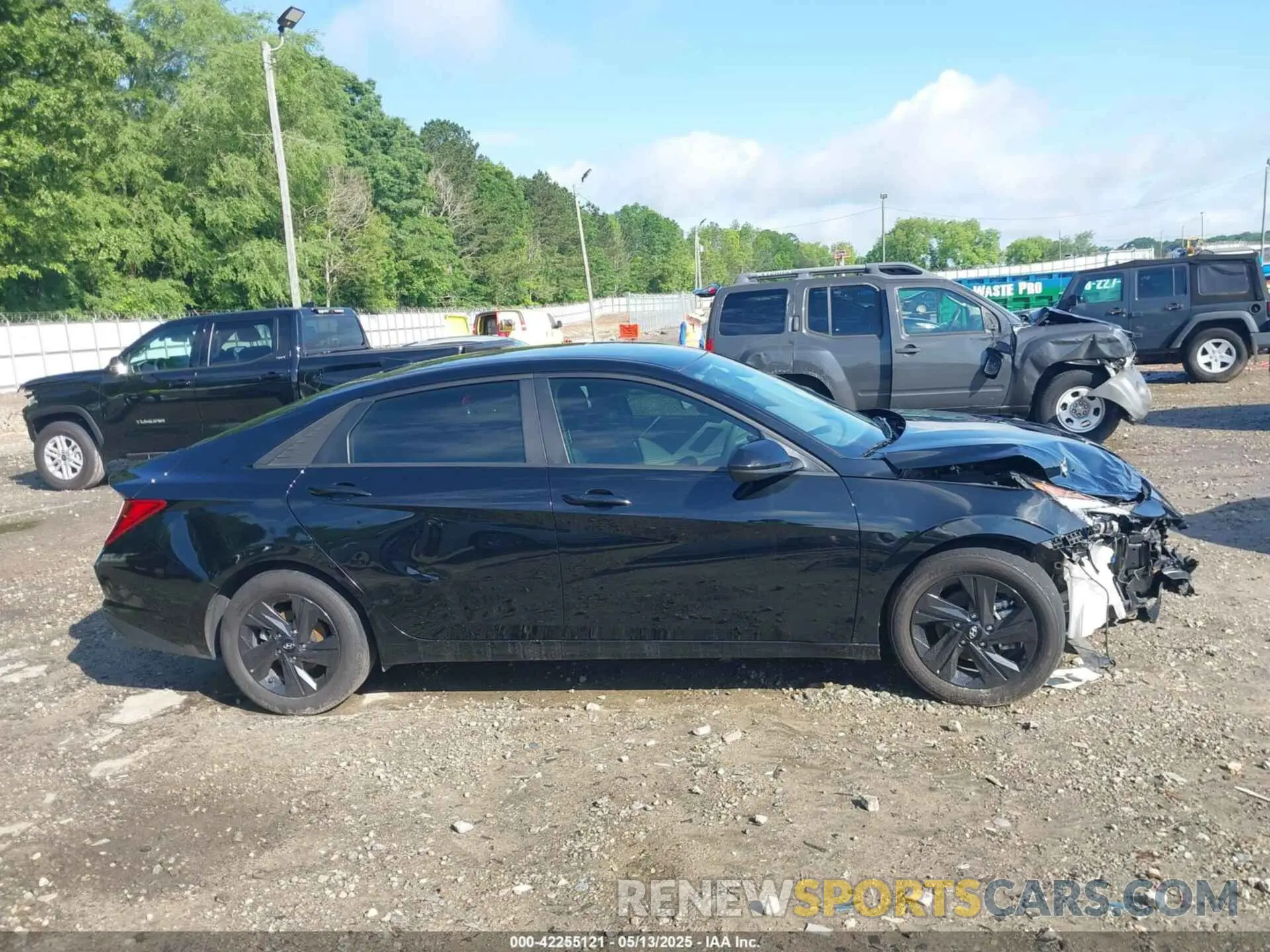 14 fotografías del automóvil dañado KMHLS4AGXMU212716 HYUNDAI ELANTRA 2021