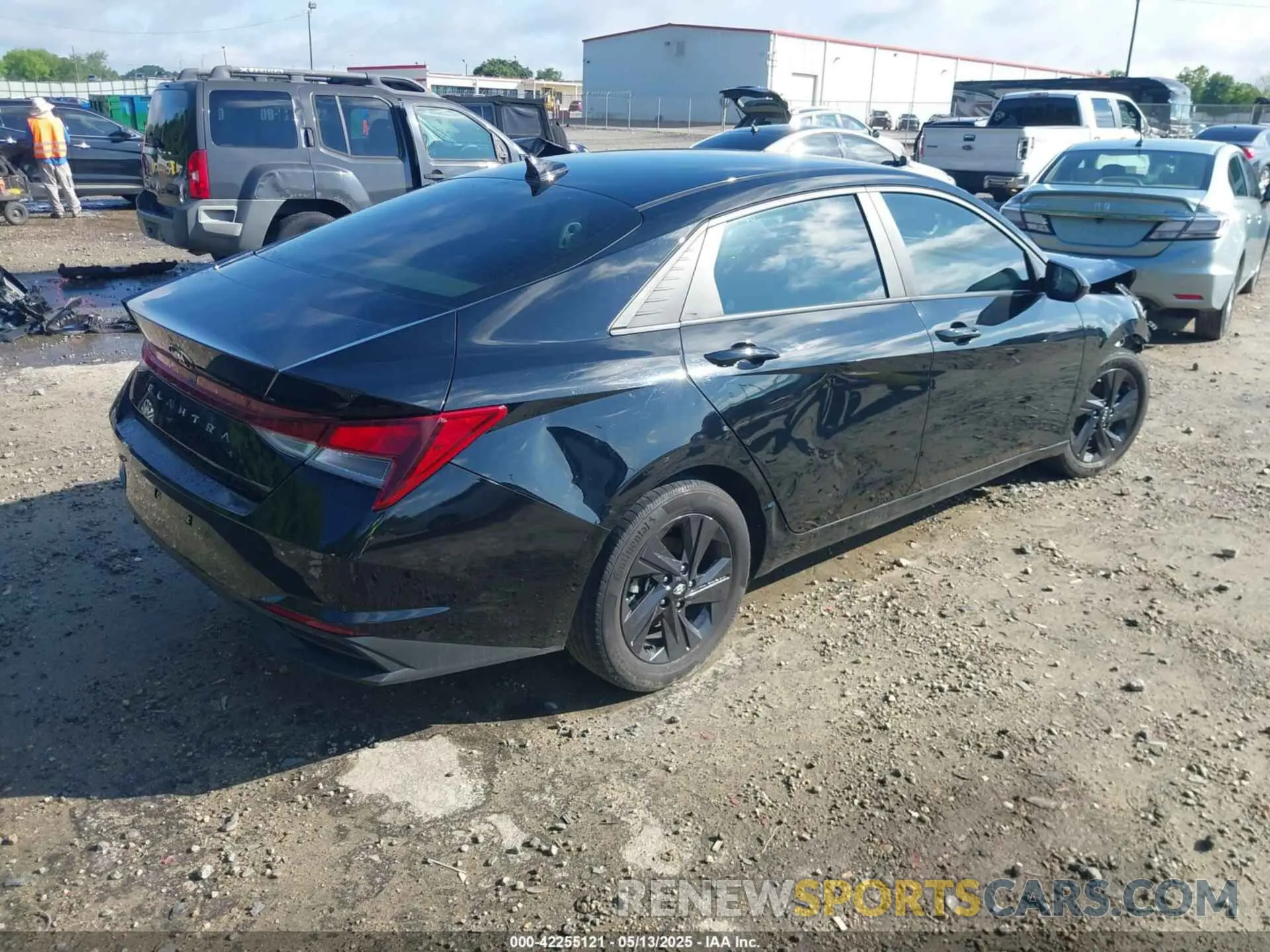 4 fotografías del automóvil dañado KMHLS4AGXMU212716 HYUNDAI ELANTRA 2021