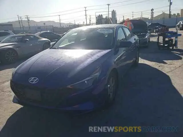 11 fotografías del automóvil dañado 5NPLL4AG1NH061715 HYUNDAI ELANTRA 2022