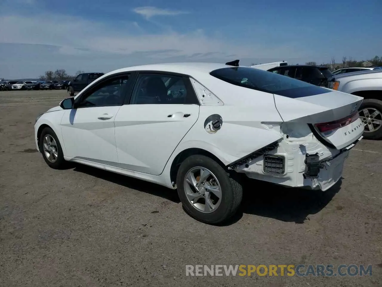 2 fotografías del automóvil dañado 5NPLL4AG1NH074299 HYUNDAI ELANTRA 2022