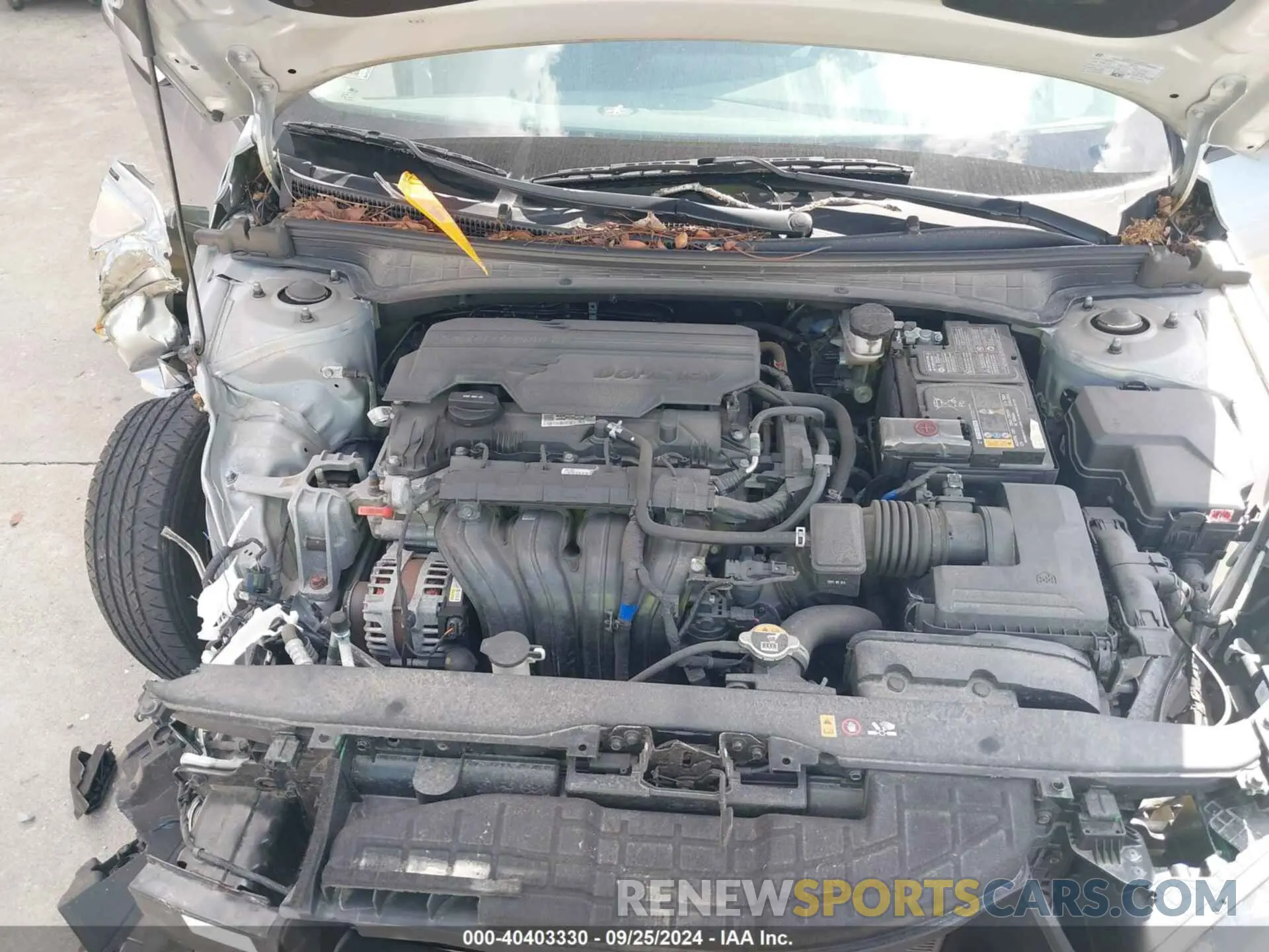 10 fotografías del automóvil dañado 5NPLL4AG5NH053830 HYUNDAI ELANTRA 2022