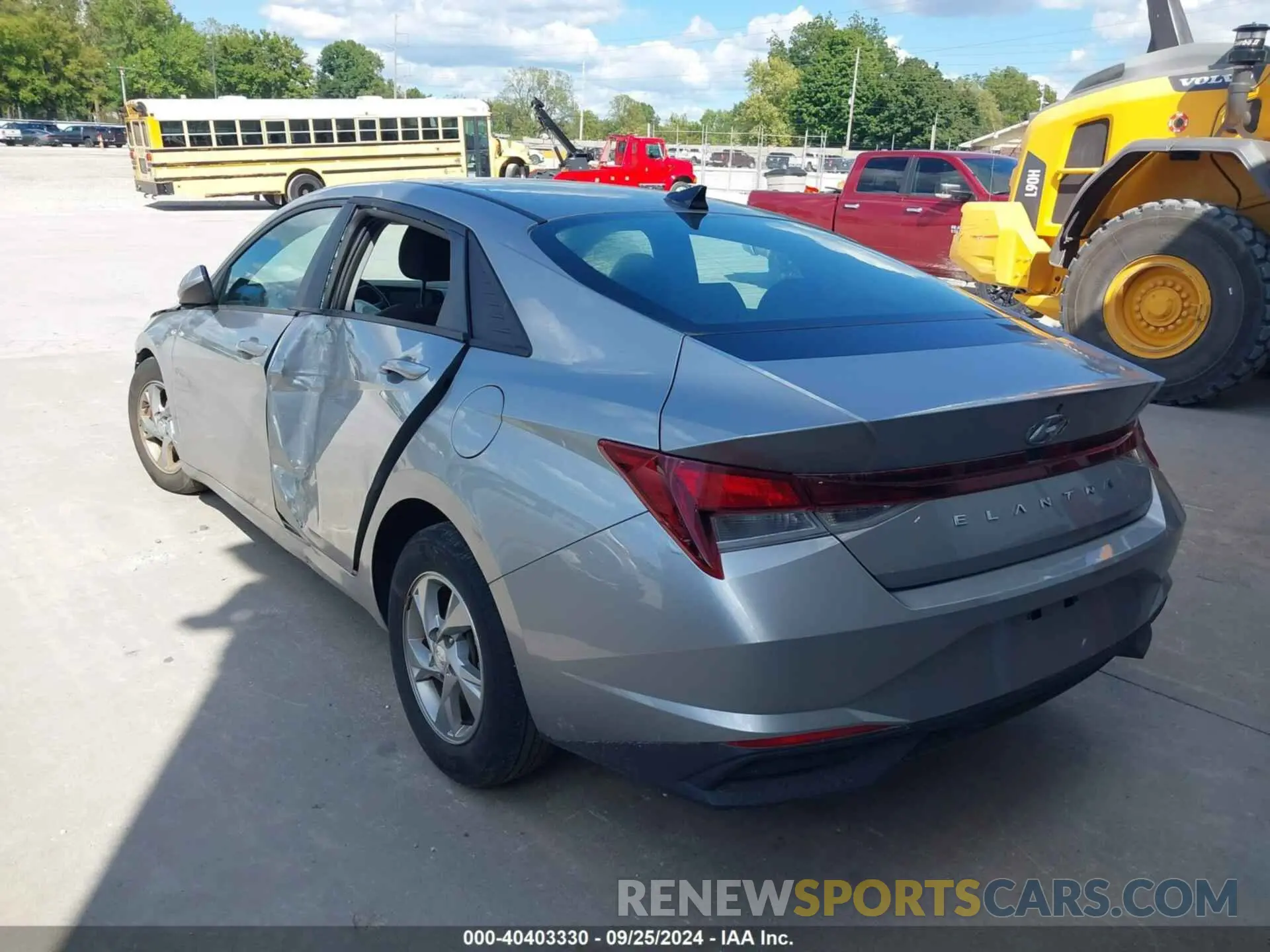 3 fotografías del automóvil dañado 5NPLL4AG5NH053830 HYUNDAI ELANTRA 2022