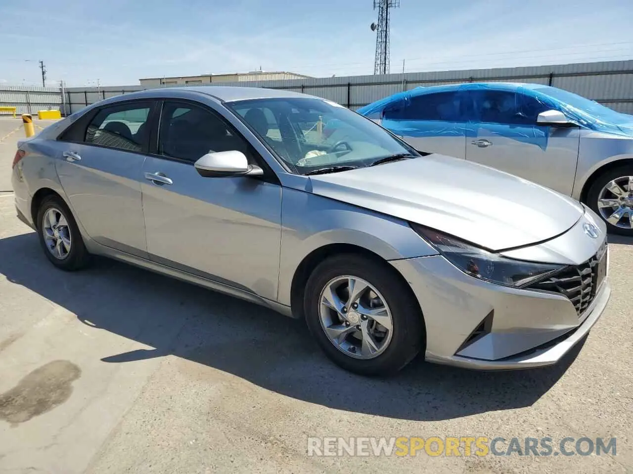 4 fotografías del automóvil dañado 5NPLL4AG9NH077435 HYUNDAI ELANTRA 2022