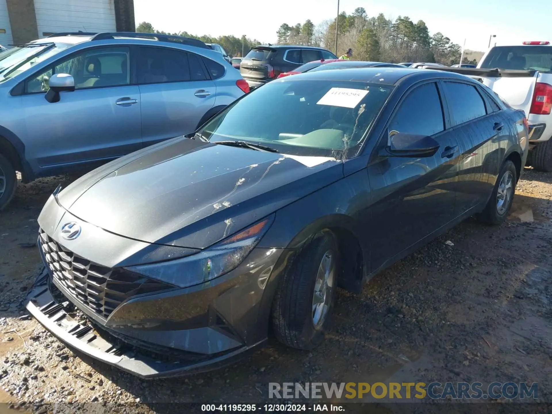 2 fotografías del automóvil dañado 5NPLL4AGXNH062345 HYUNDAI ELANTRA 2022