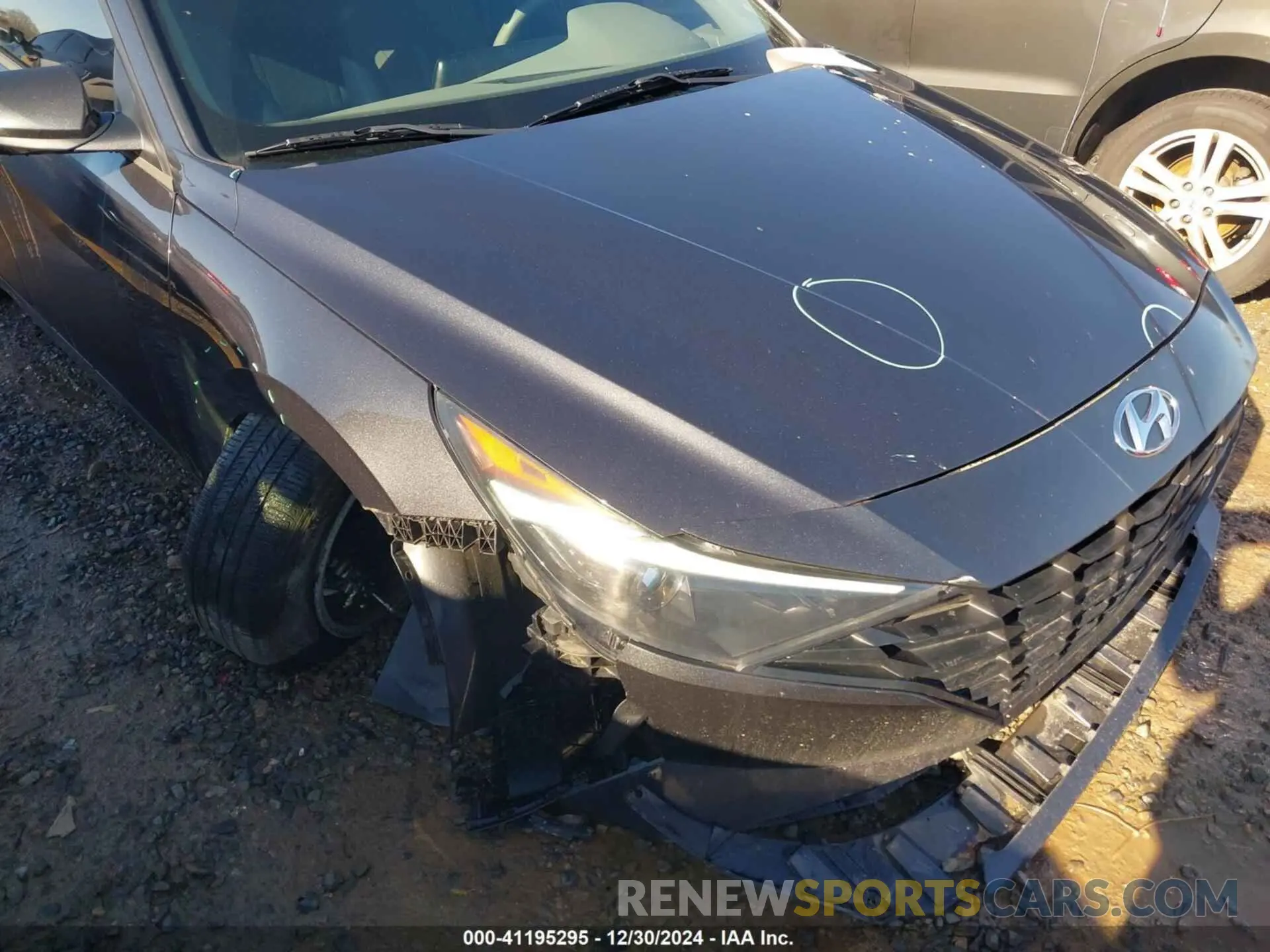 6 fotografías del automóvil dañado 5NPLL4AGXNH062345 HYUNDAI ELANTRA 2022