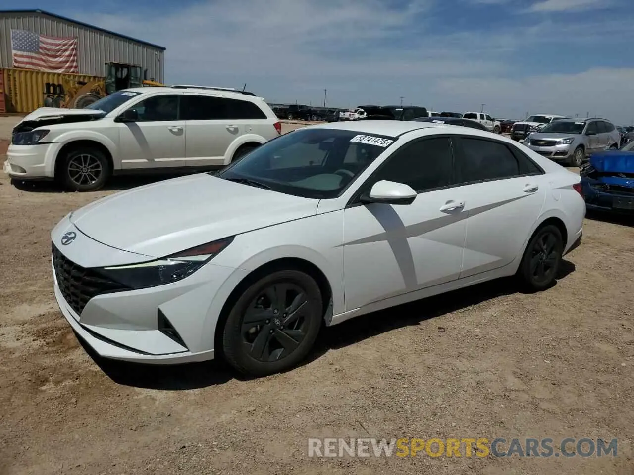 1 fotografías del automóvil dañado 5NPLM4AG0NH060035 HYUNDAI ELANTRA 2022