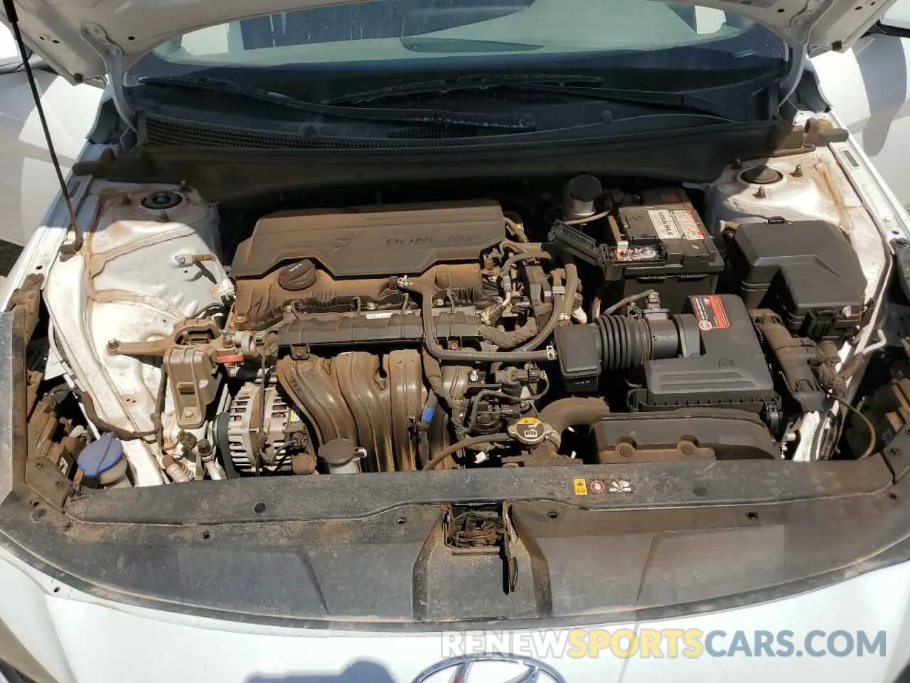 11 fotografías del automóvil dañado 5NPLM4AG0NH060035 HYUNDAI ELANTRA 2022