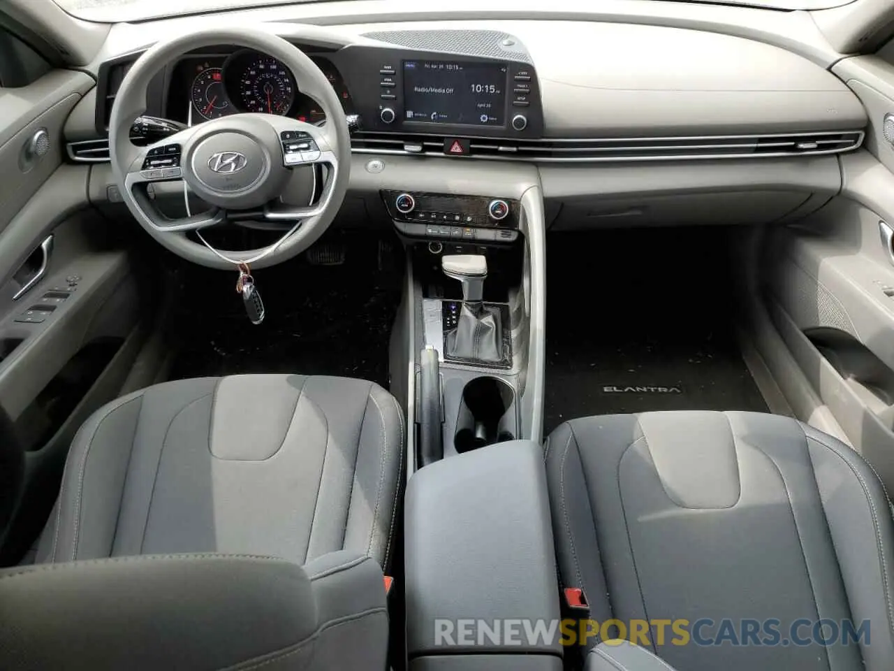 8 fotografías del automóvil dañado 5NPLM4AG0NH060035 HYUNDAI ELANTRA 2022