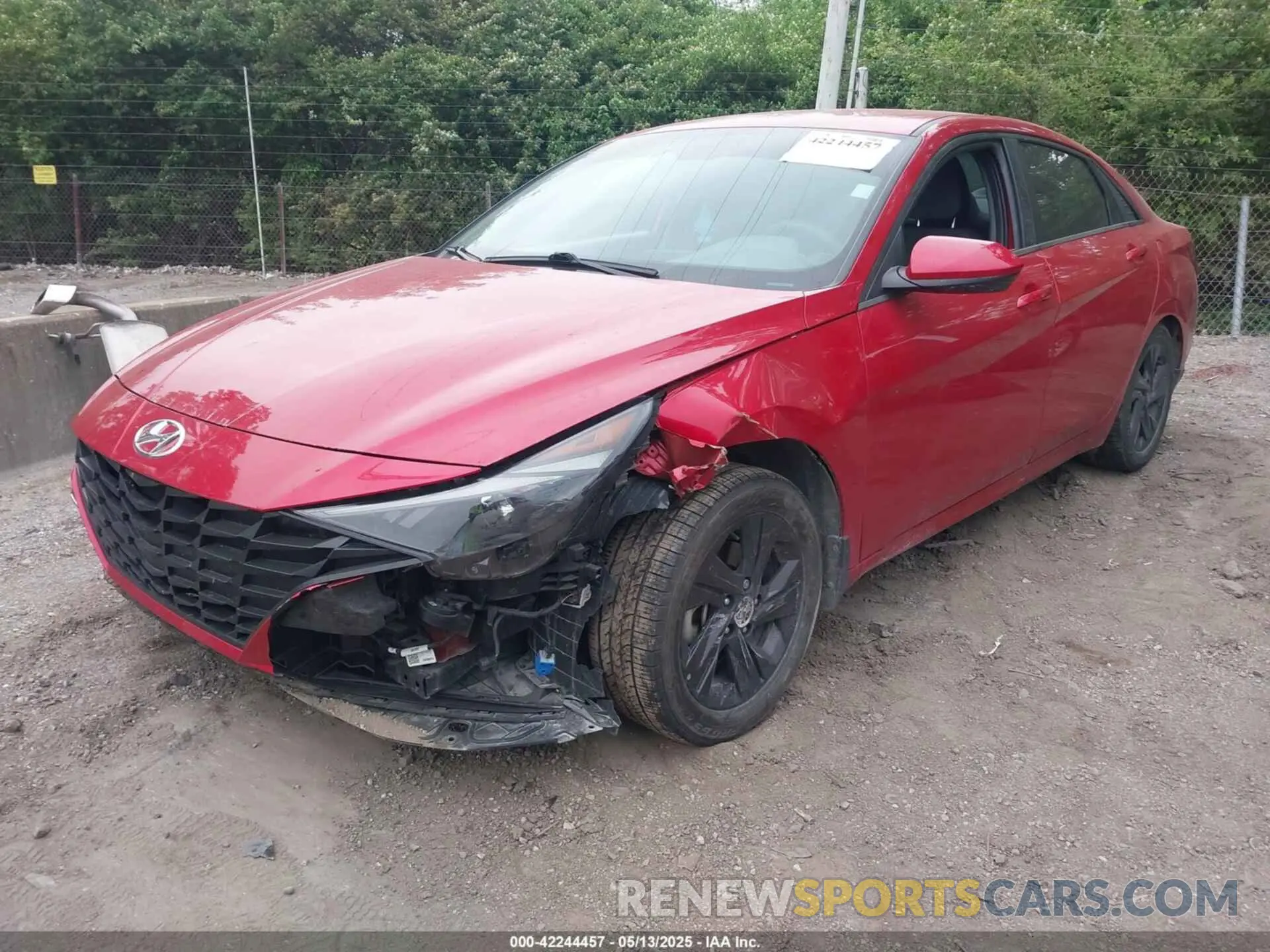 6 fotografías del automóvil dañado 5NPLM4AG0NH065820 HYUNDAI ELANTRA 2022