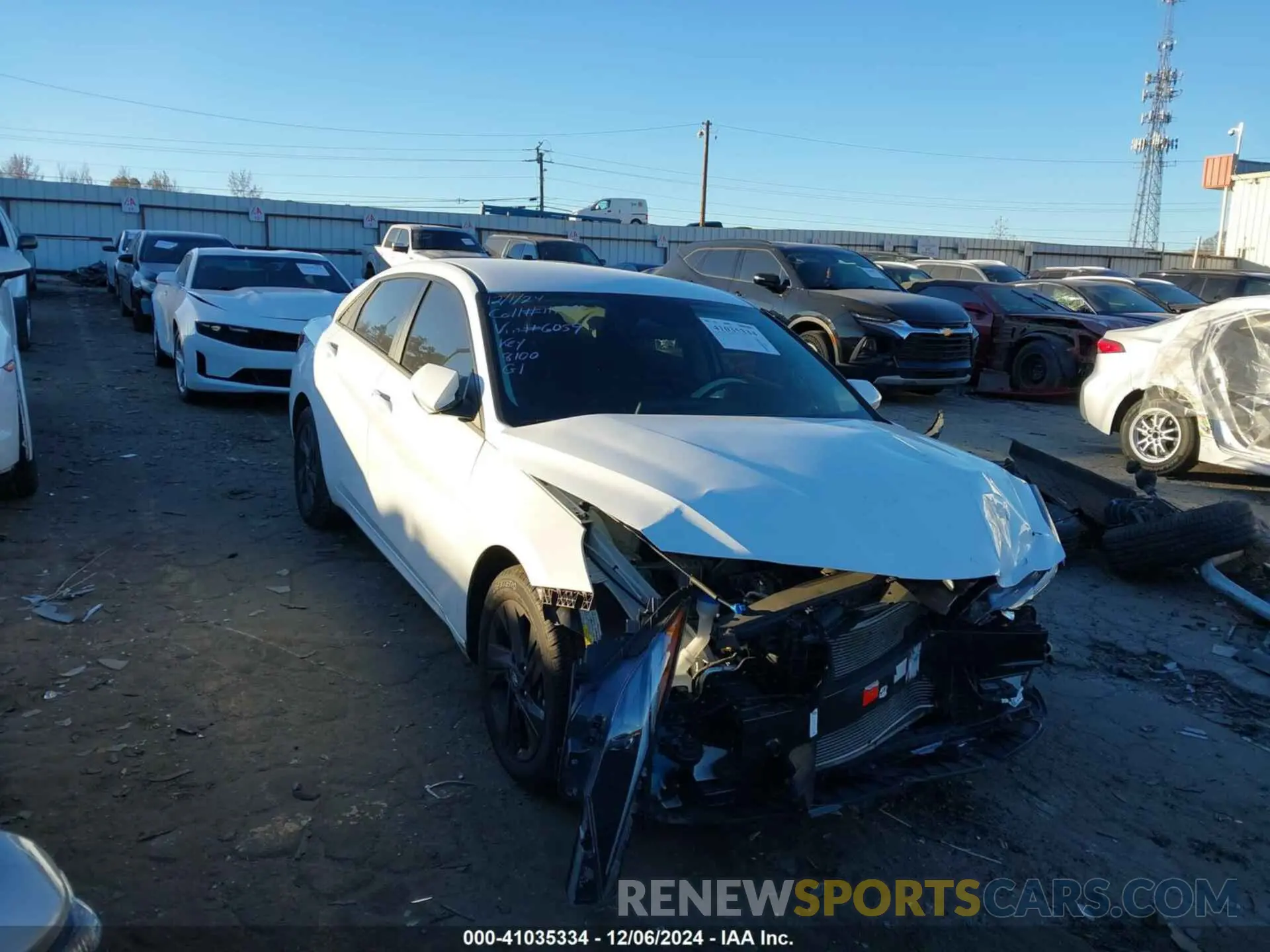 1 fotografías del automóvil dañado 5NPLM4AG0NH066059 HYUNDAI ELANTRA 2022