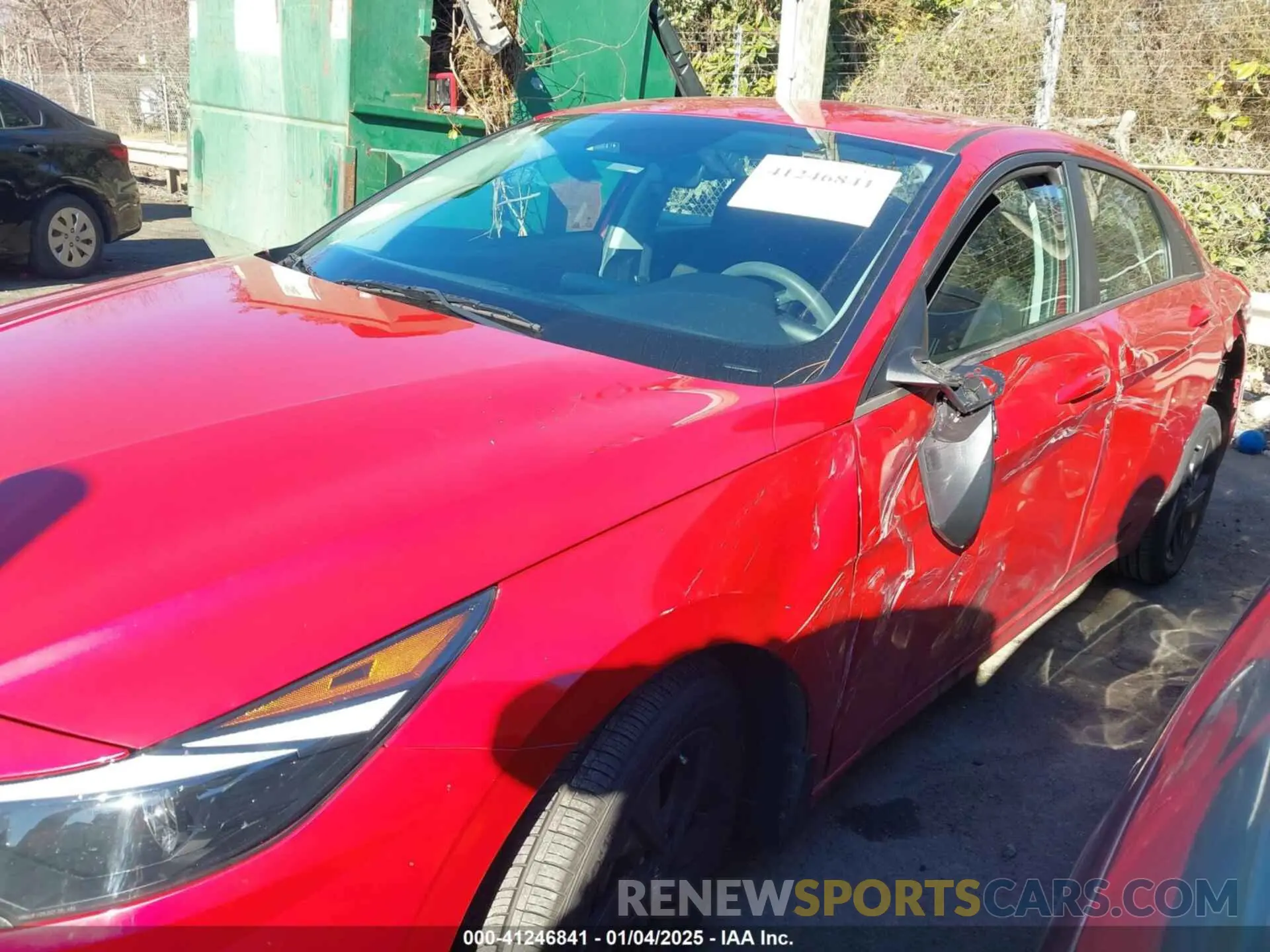 6 fotografías del automóvil dañado 5NPLM4AG0NH070483 HYUNDAI ELANTRA 2022