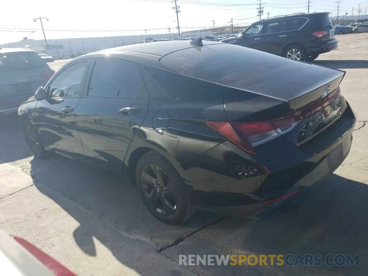 2 fotografías del automóvil dañado 5NPLM4AG2NH060781 HYUNDAI ELANTRA 2022