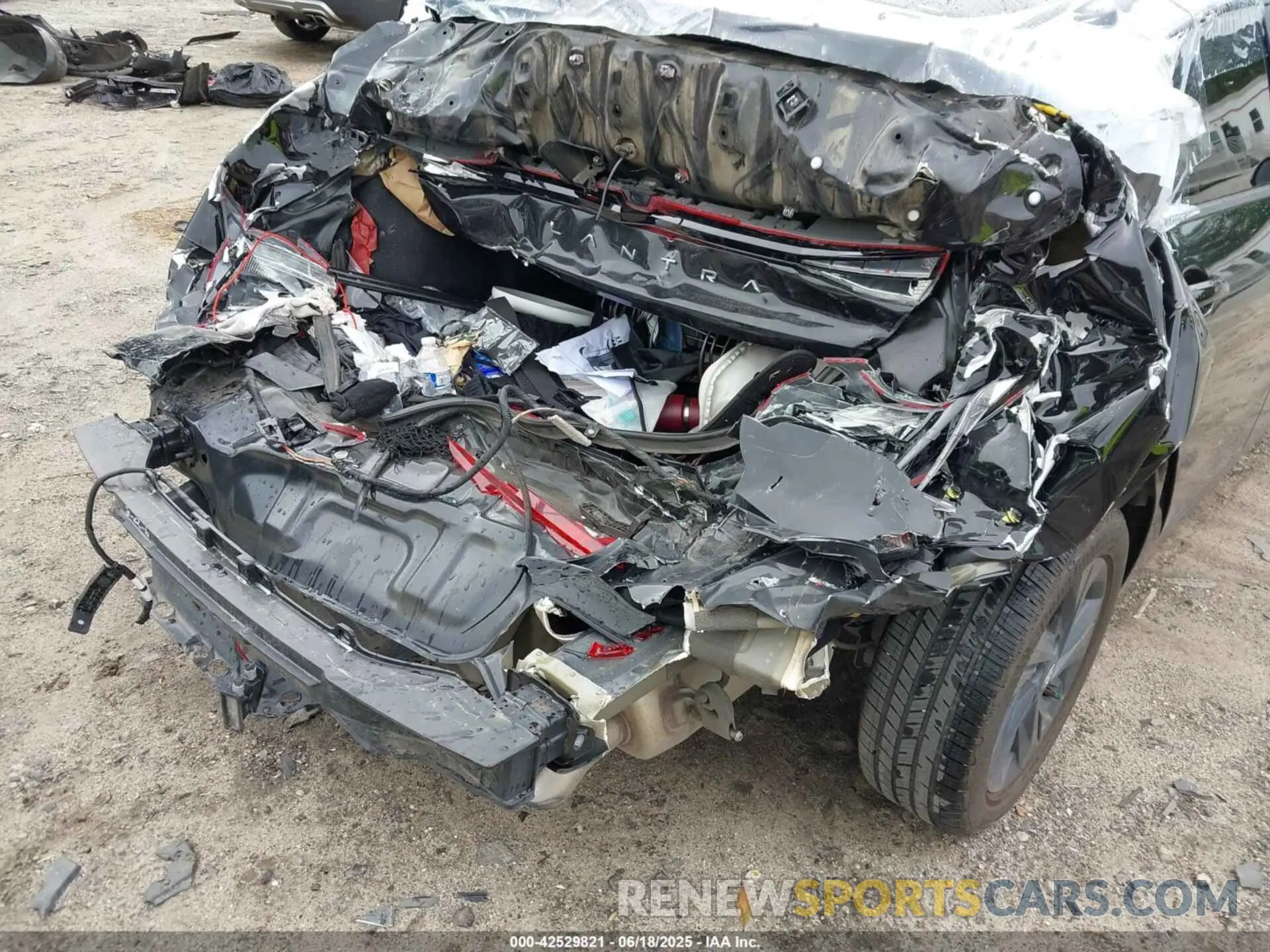 6 fotografías del automóvil dañado 5NPLM4AG2NH064961 HYUNDAI ELANTRA 2022
