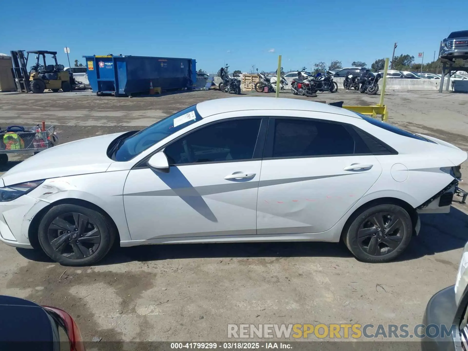 15 fotografías del automóvil dañado 5NPLM4AG2NH070629 HYUNDAI ELANTRA 2022