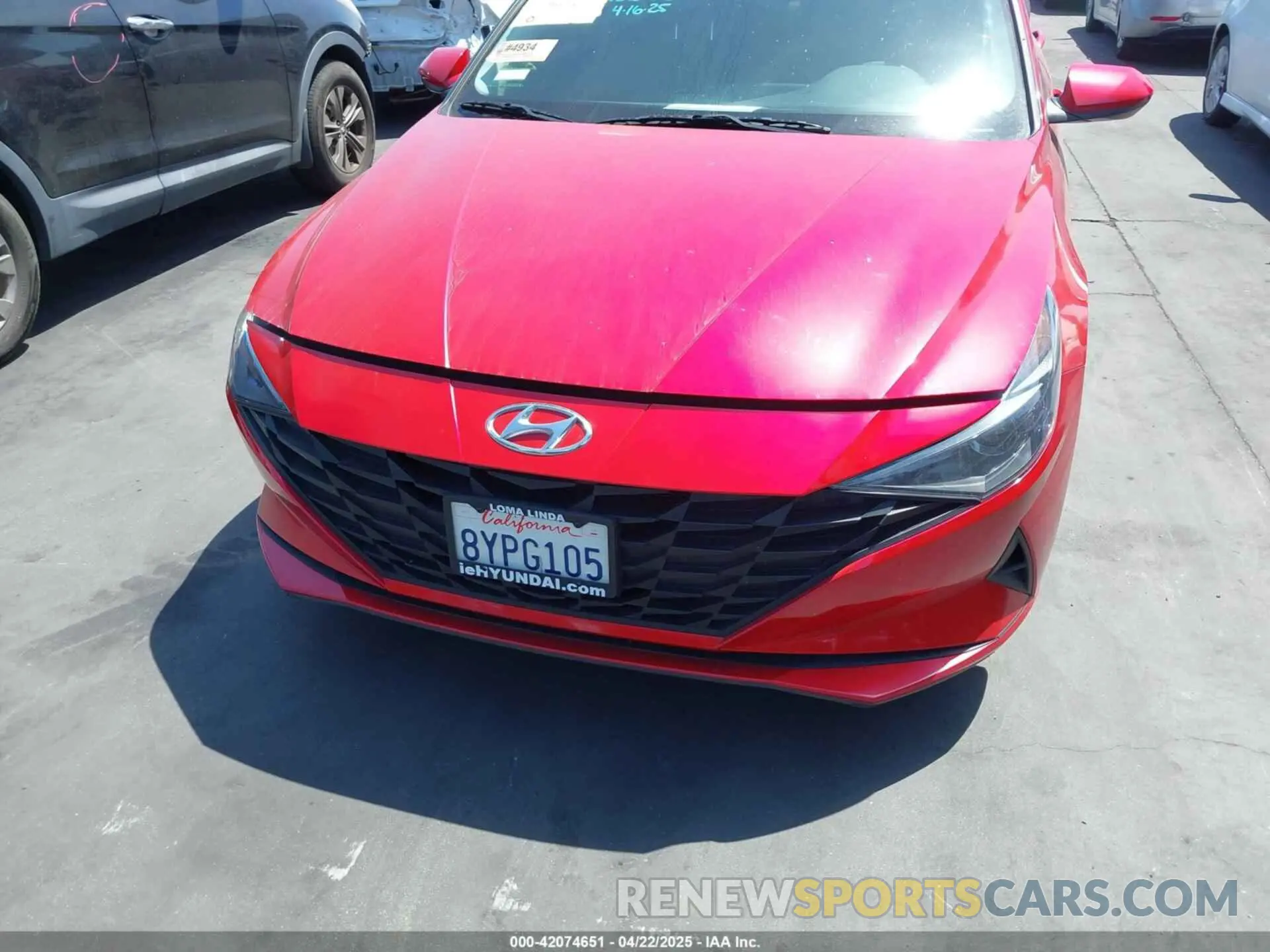 13 fotografías del automóvil dañado 5NPLM4AG3NH064239 HYUNDAI ELANTRA 2022