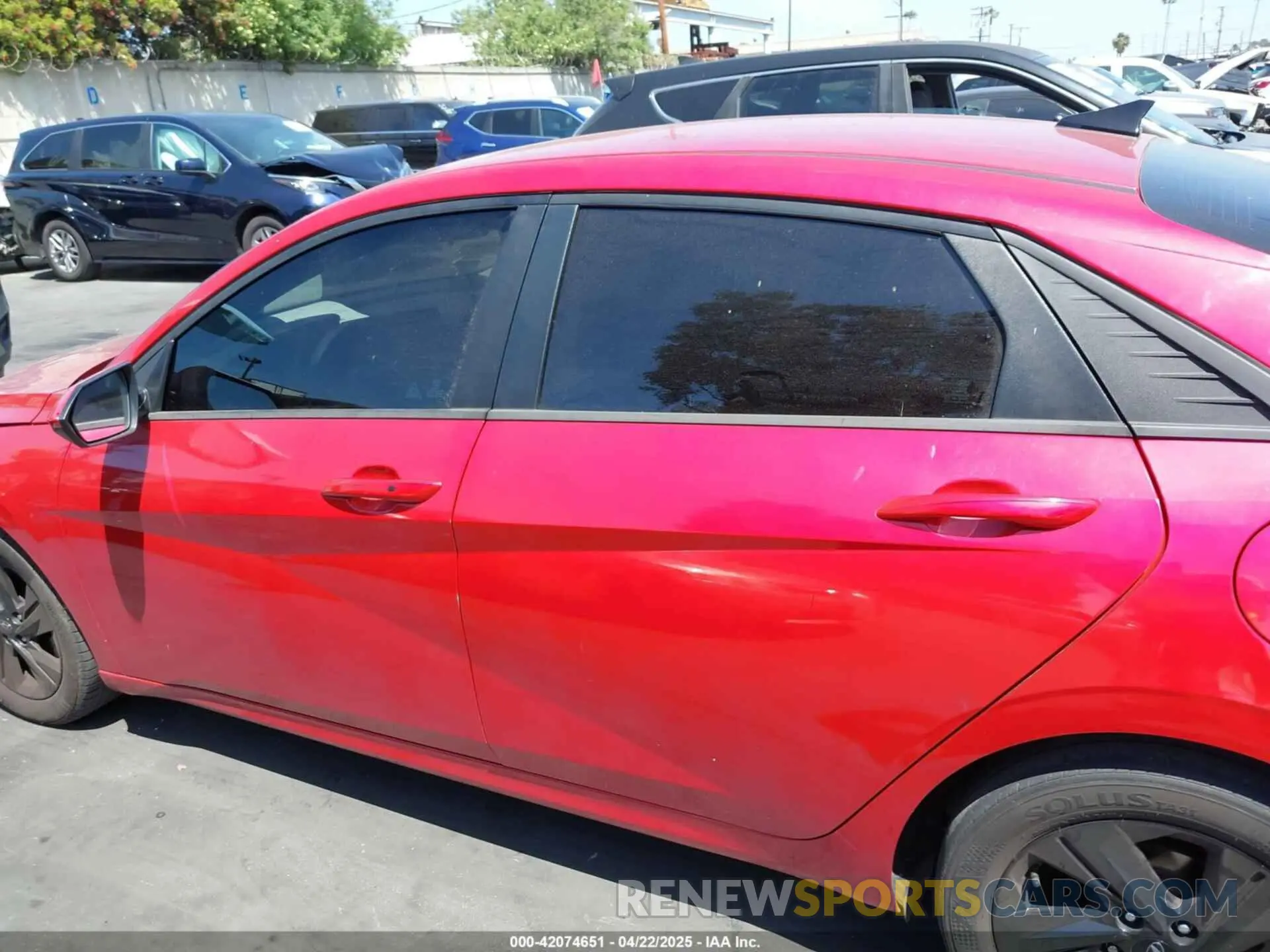 15 fotografías del automóvil dañado 5NPLM4AG3NH064239 HYUNDAI ELANTRA 2022