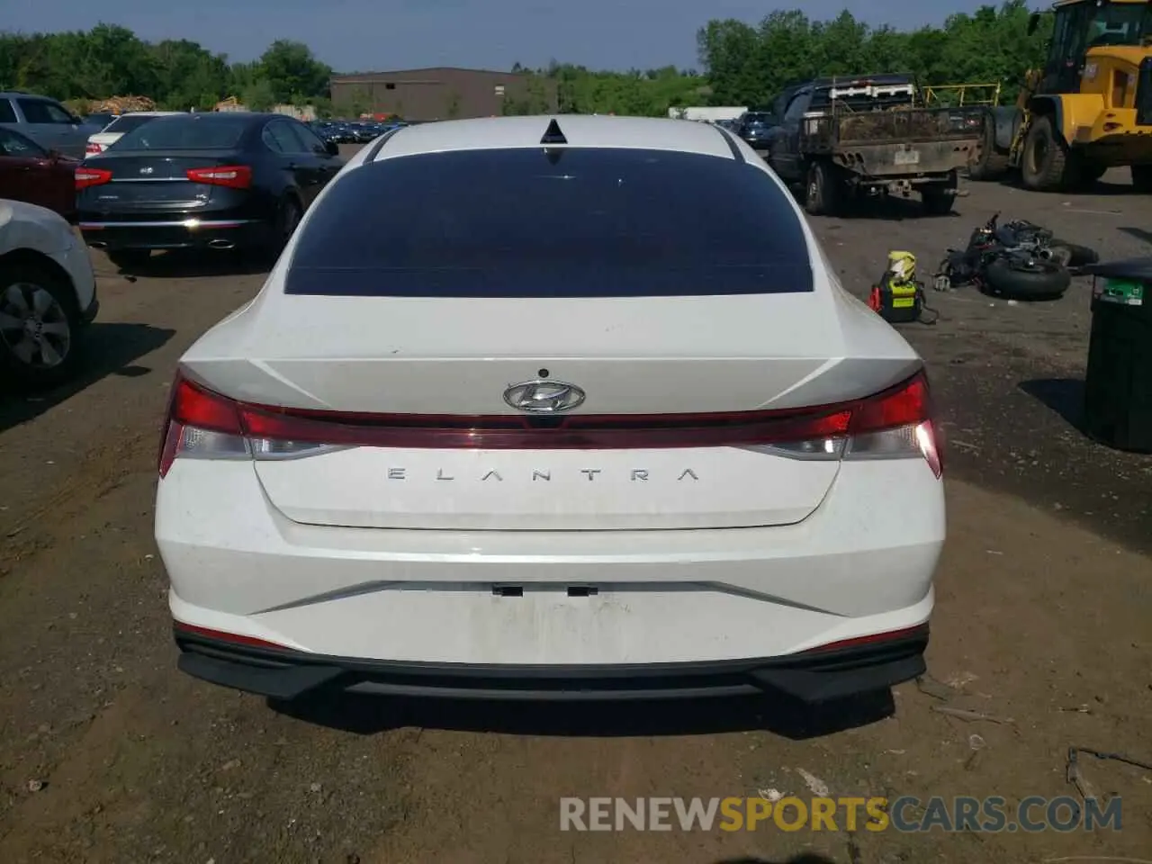 6 fotografías del automóvil dañado 5NPLM4AG4NH069868 HYUNDAI ELANTRA 2022