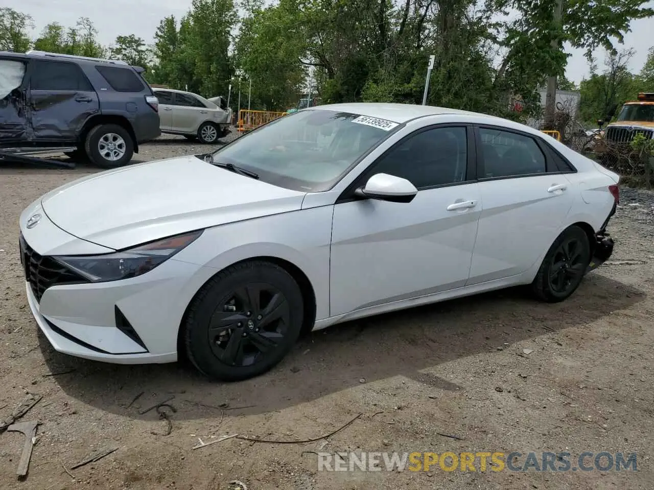 1 fotografías del automóvil dañado 5NPLM4AG5NH055932 HYUNDAI ELANTRA 2022