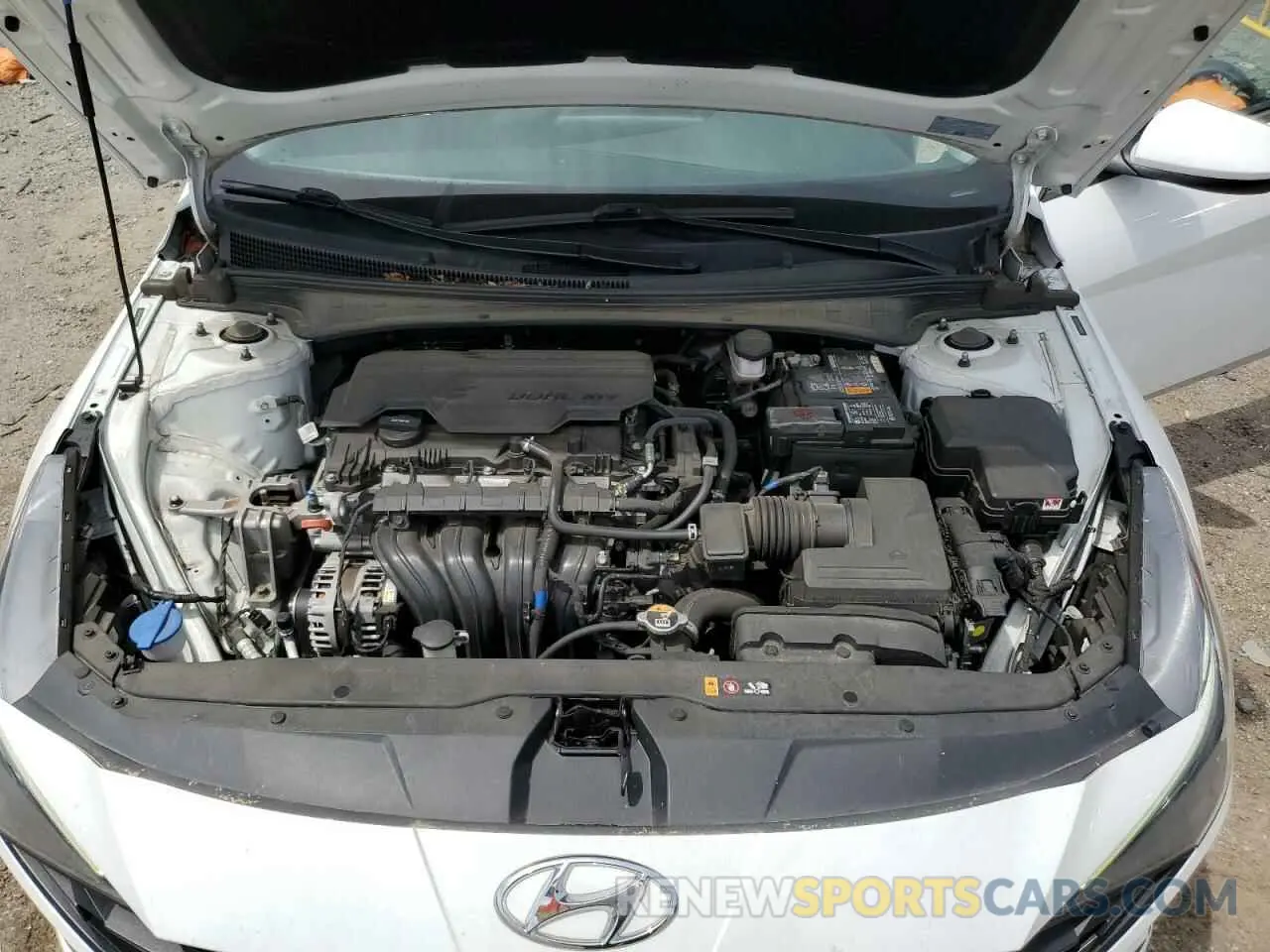 11 fotografías del automóvil dañado 5NPLM4AG5NH055932 HYUNDAI ELANTRA 2022