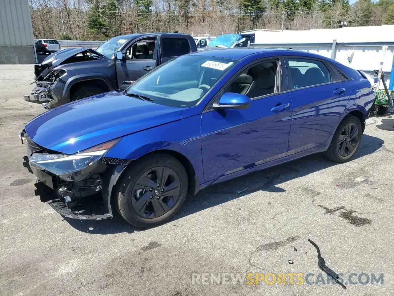 1 fotografías del automóvil dañado 5NPLM4AG5NH074965 HYUNDAI ELANTRA 2022