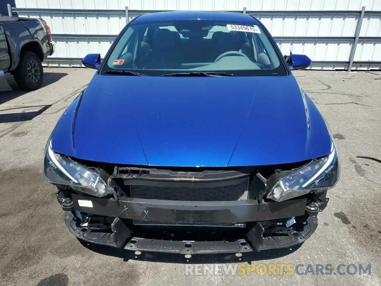 5 fotografías del automóvil dañado 5NPLM4AG5NH074965 HYUNDAI ELANTRA 2022