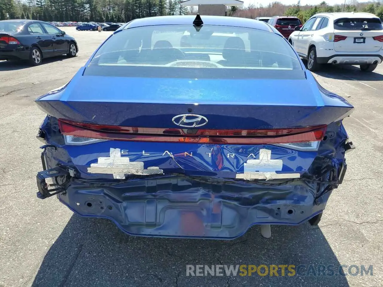 6 fotografías del automóvil dañado 5NPLM4AG5NH074965 HYUNDAI ELANTRA 2022