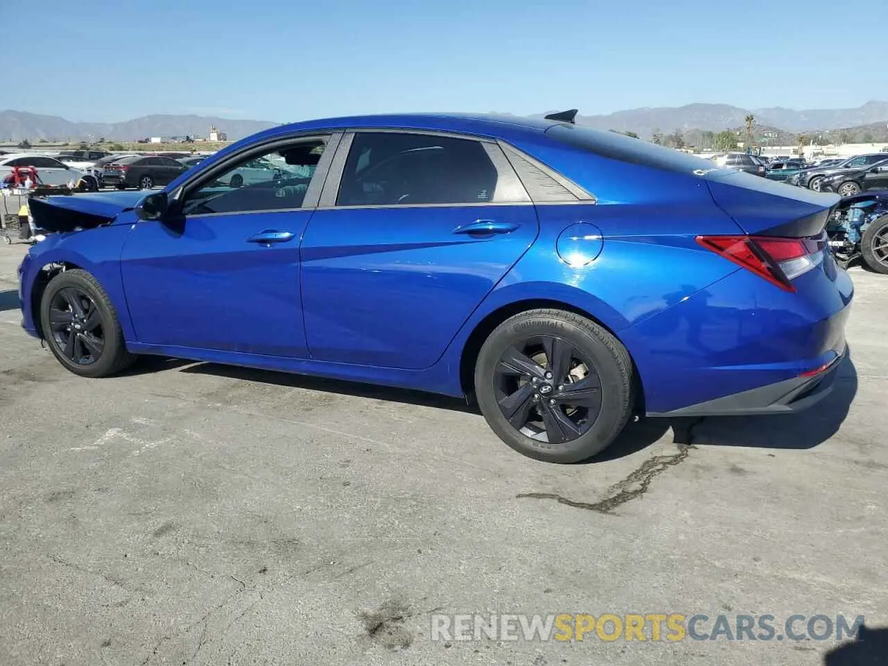 2 fotografías del automóvil dañado 5NPLM4AG5NH085920 HYUNDAI ELANTRA 2022