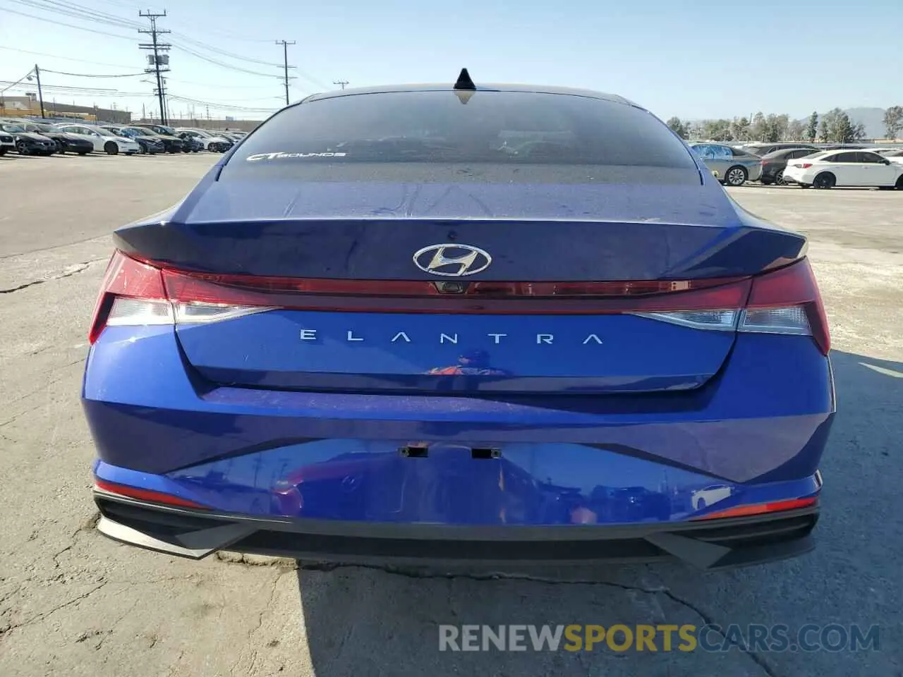 6 fotografías del automóvil dañado 5NPLM4AG5NH085920 HYUNDAI ELANTRA 2022