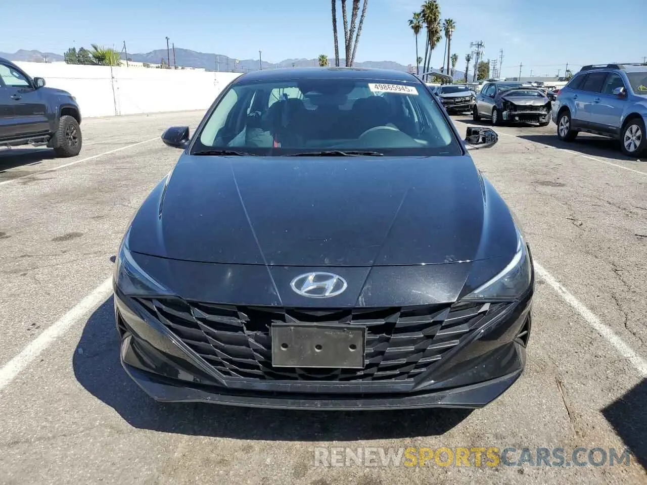 5 fotografías del automóvil dañado 5NPLM4AG6NH054837 HYUNDAI ELANTRA 2022
