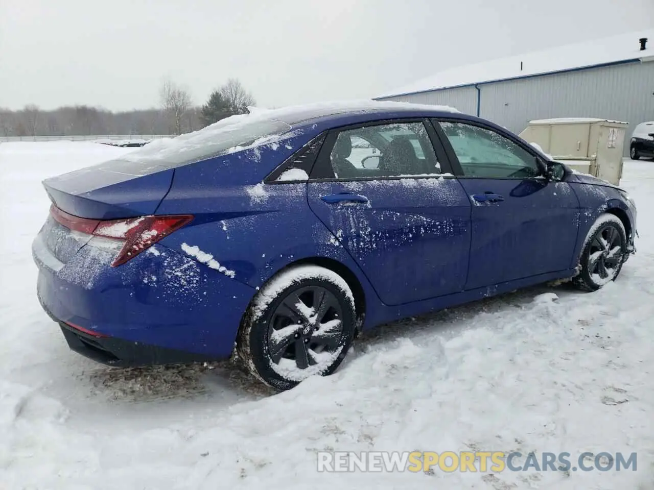3 fotografías del automóvil dañado 5NPLM4AG6NH072643 HYUNDAI ELANTRA 2022