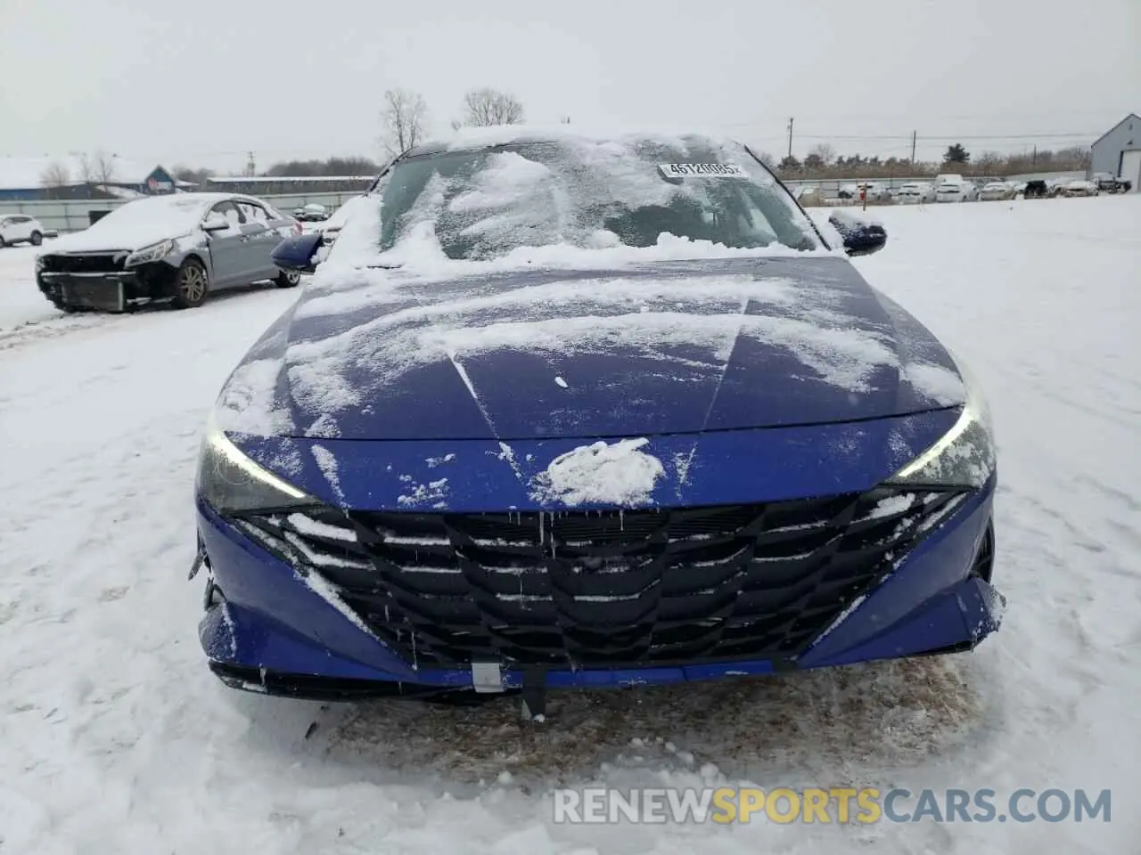 5 fotografías del automóvil dañado 5NPLM4AG6NH072643 HYUNDAI ELANTRA 2022