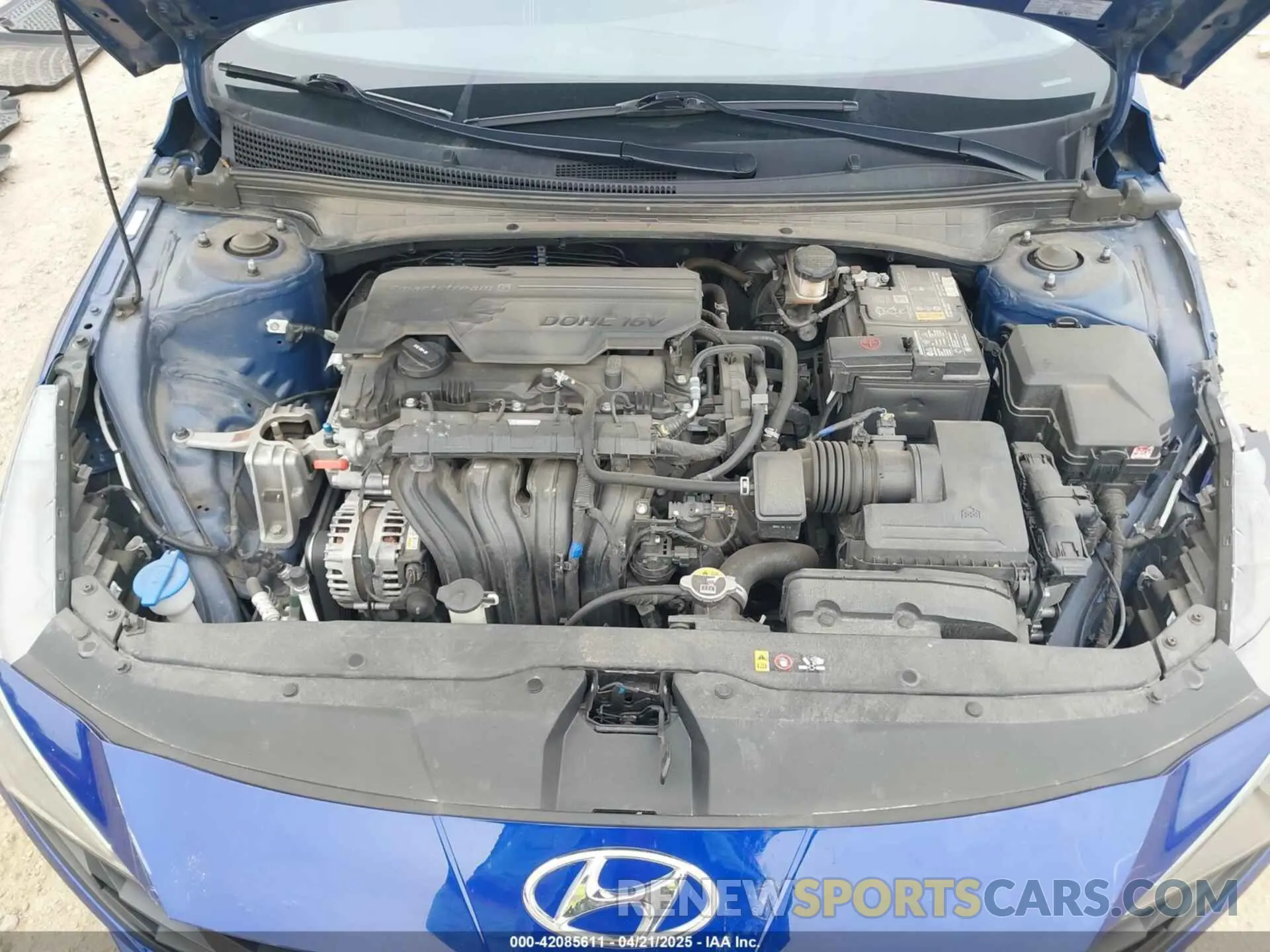 10 fotografías del automóvil dañado 5NPLM4AG6NH076238 HYUNDAI ELANTRA 2022