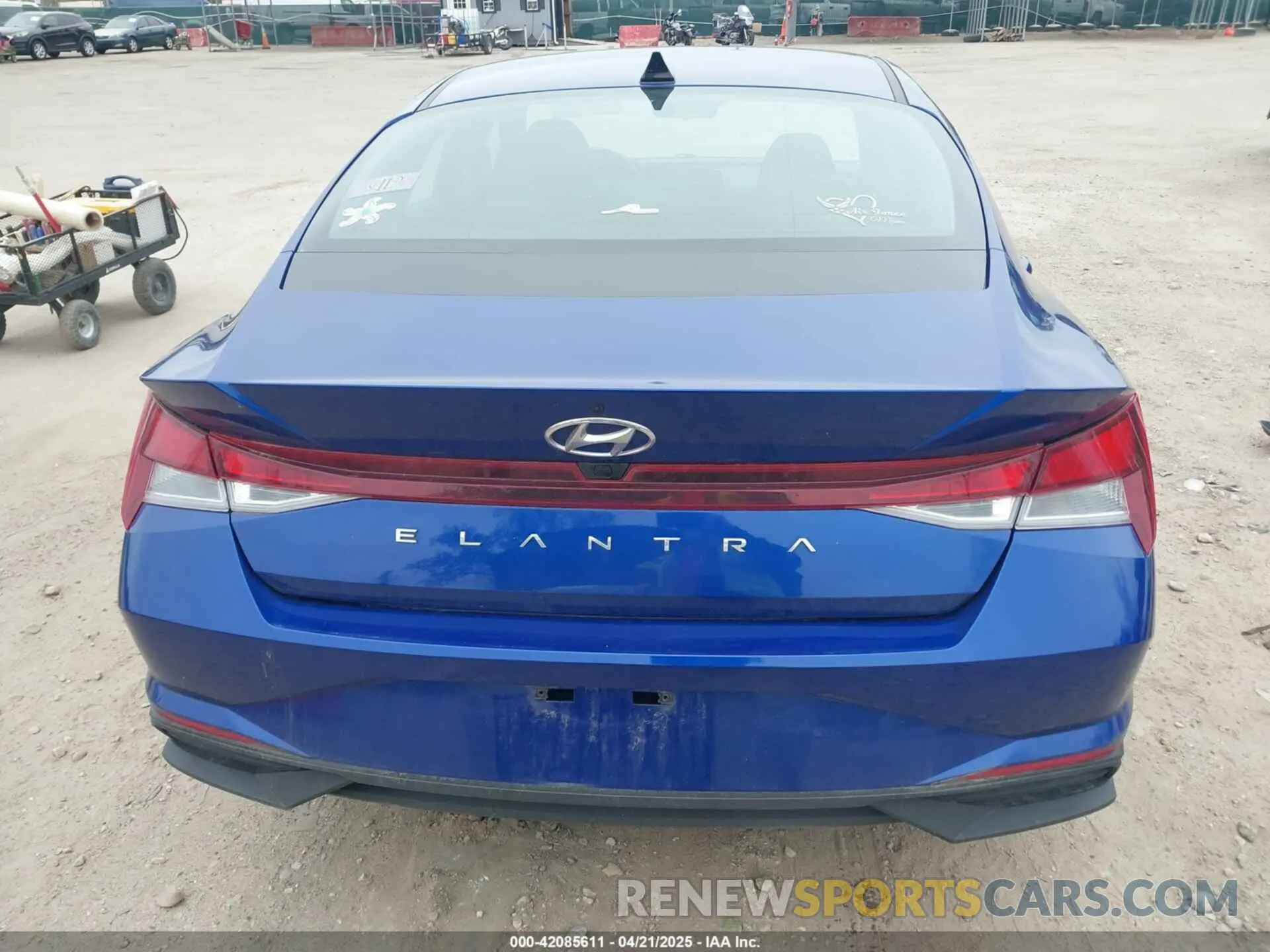 16 fotografías del automóvil dañado 5NPLM4AG6NH076238 HYUNDAI ELANTRA 2022