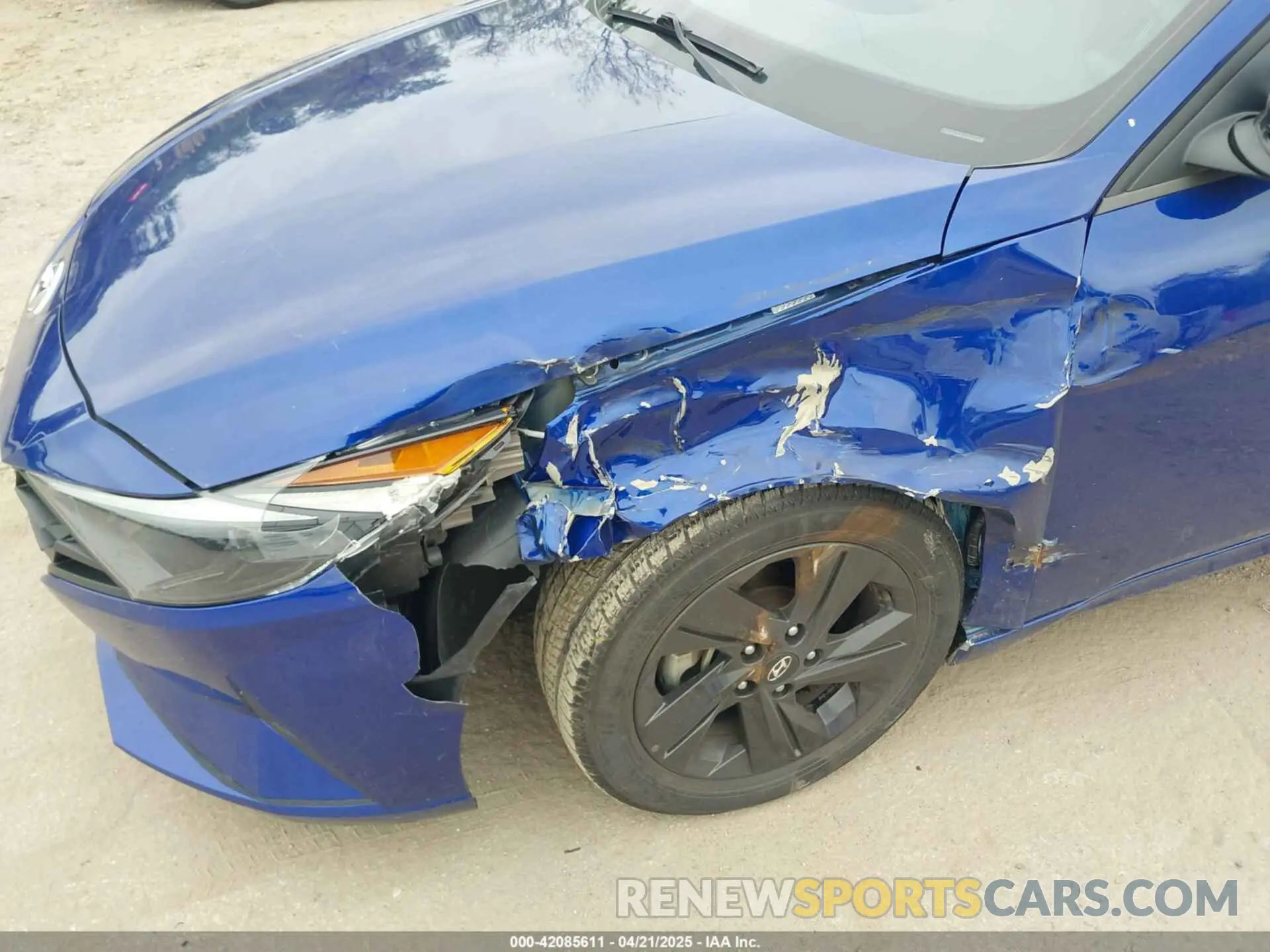 6 fotografías del automóvil dañado 5NPLM4AG6NH076238 HYUNDAI ELANTRA 2022