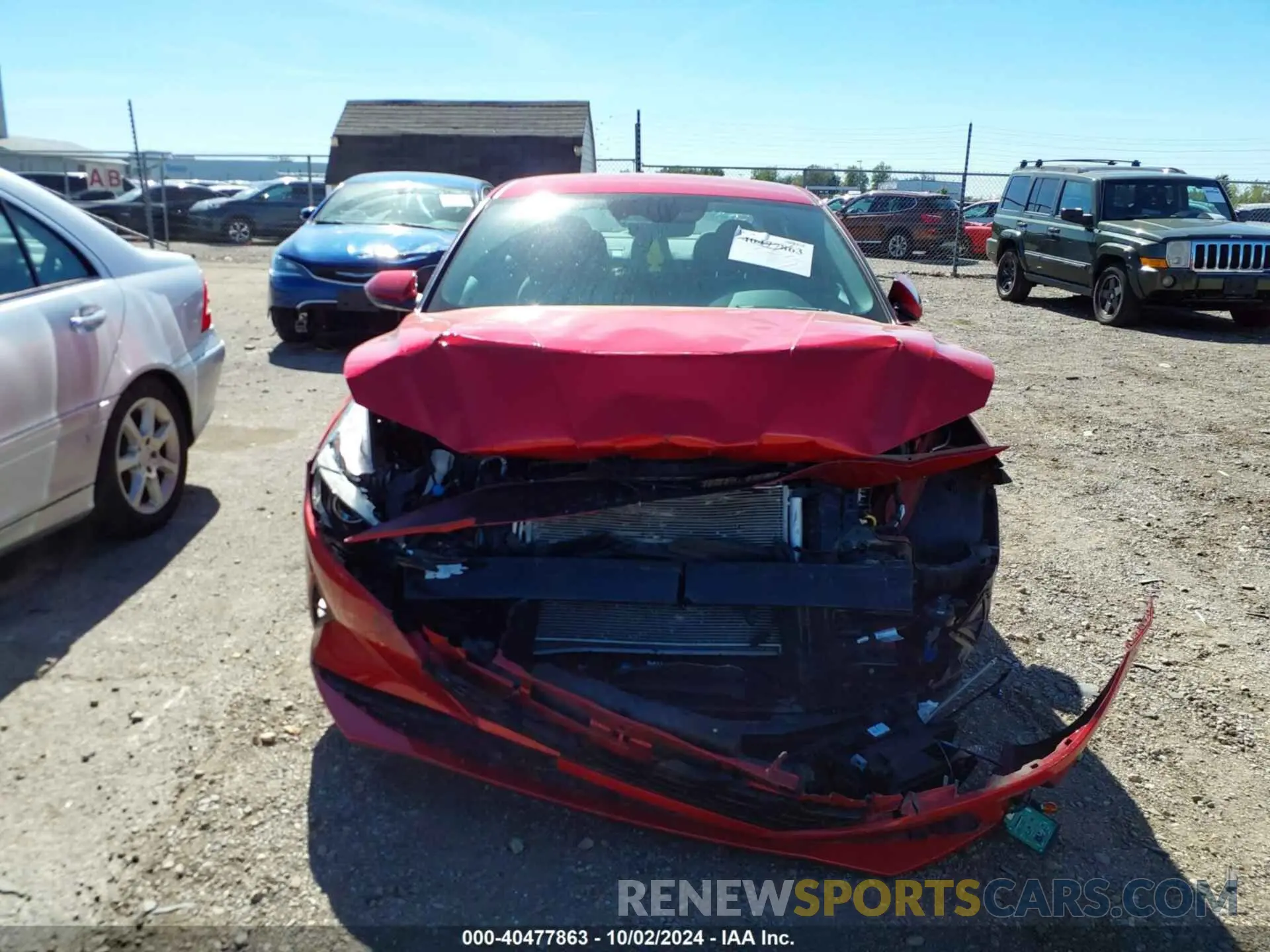 12 fotografías del automóvil dañado 5NPLM4AG7NH085403 HYUNDAI ELANTRA 2022