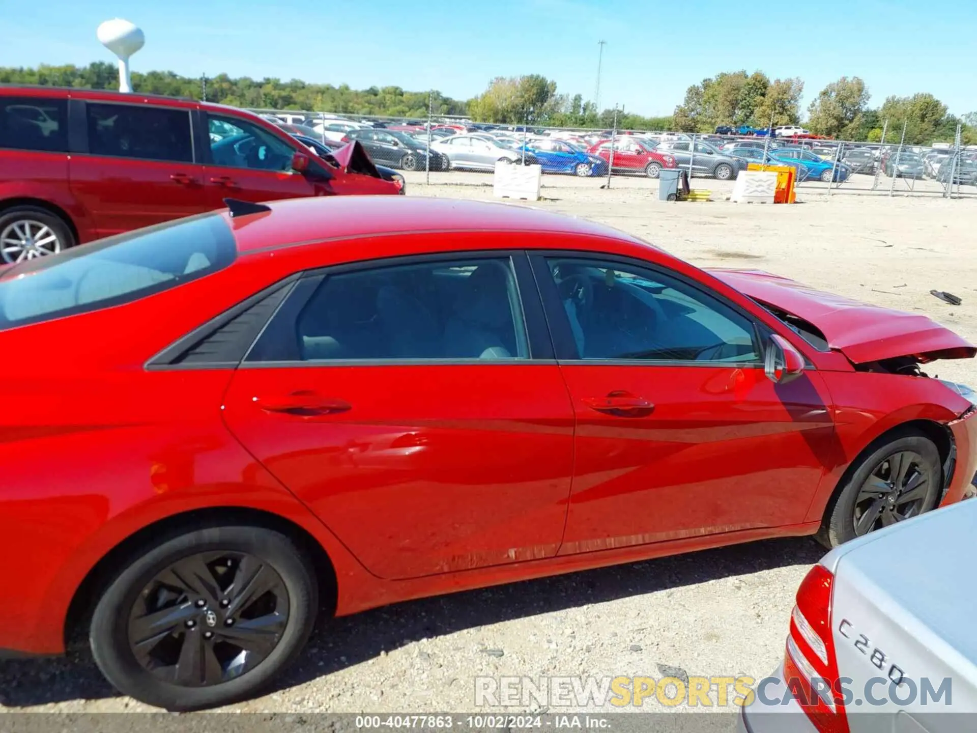13 fotografías del automóvil dañado 5NPLM4AG7NH085403 HYUNDAI ELANTRA 2022