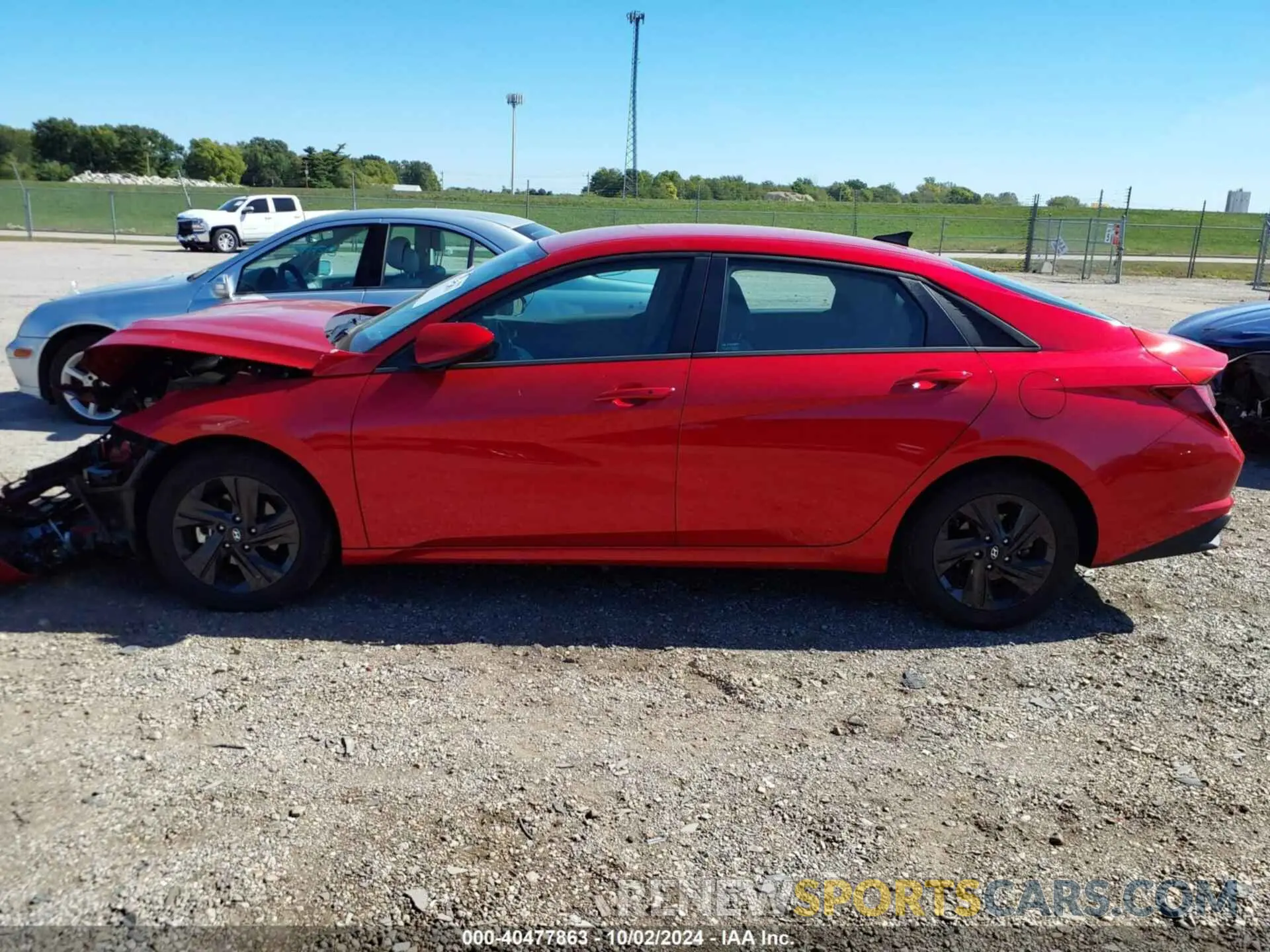 14 fotografías del automóvil dañado 5NPLM4AG7NH085403 HYUNDAI ELANTRA 2022