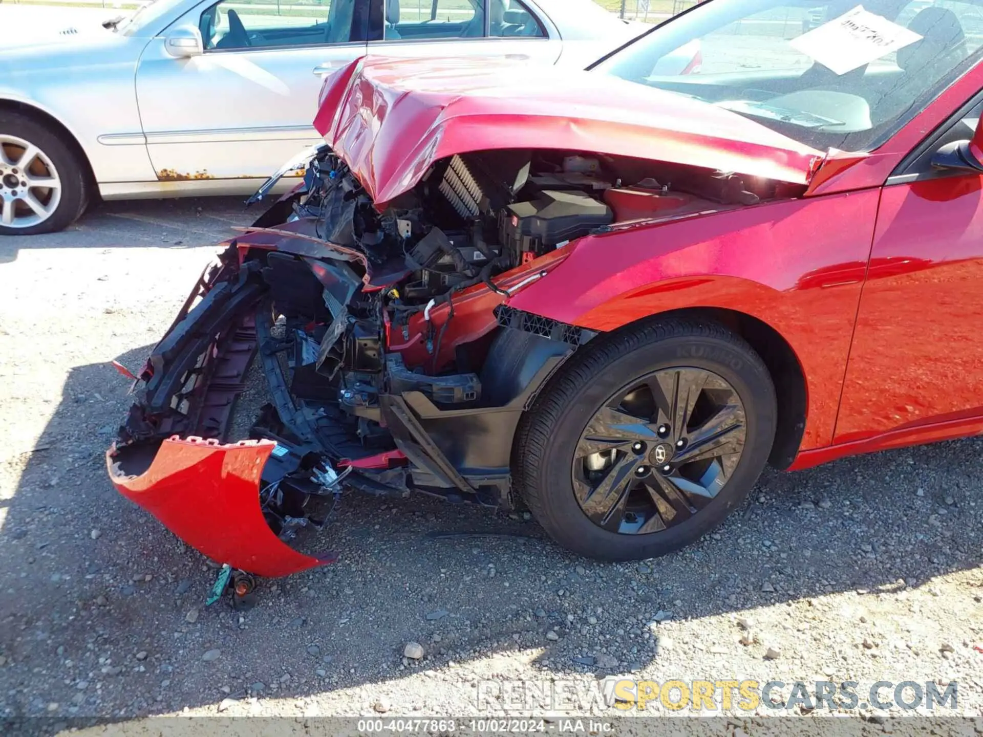 6 fotografías del automóvil dañado 5NPLM4AG7NH085403 HYUNDAI ELANTRA 2022
