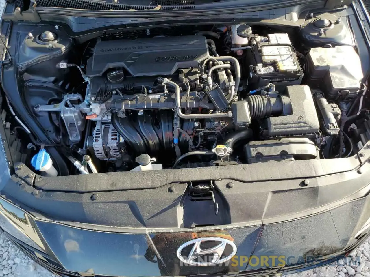 11 fotografías del automóvil dañado 5NPLM4AG8NH067086 HYUNDAI ELANTRA 2022
