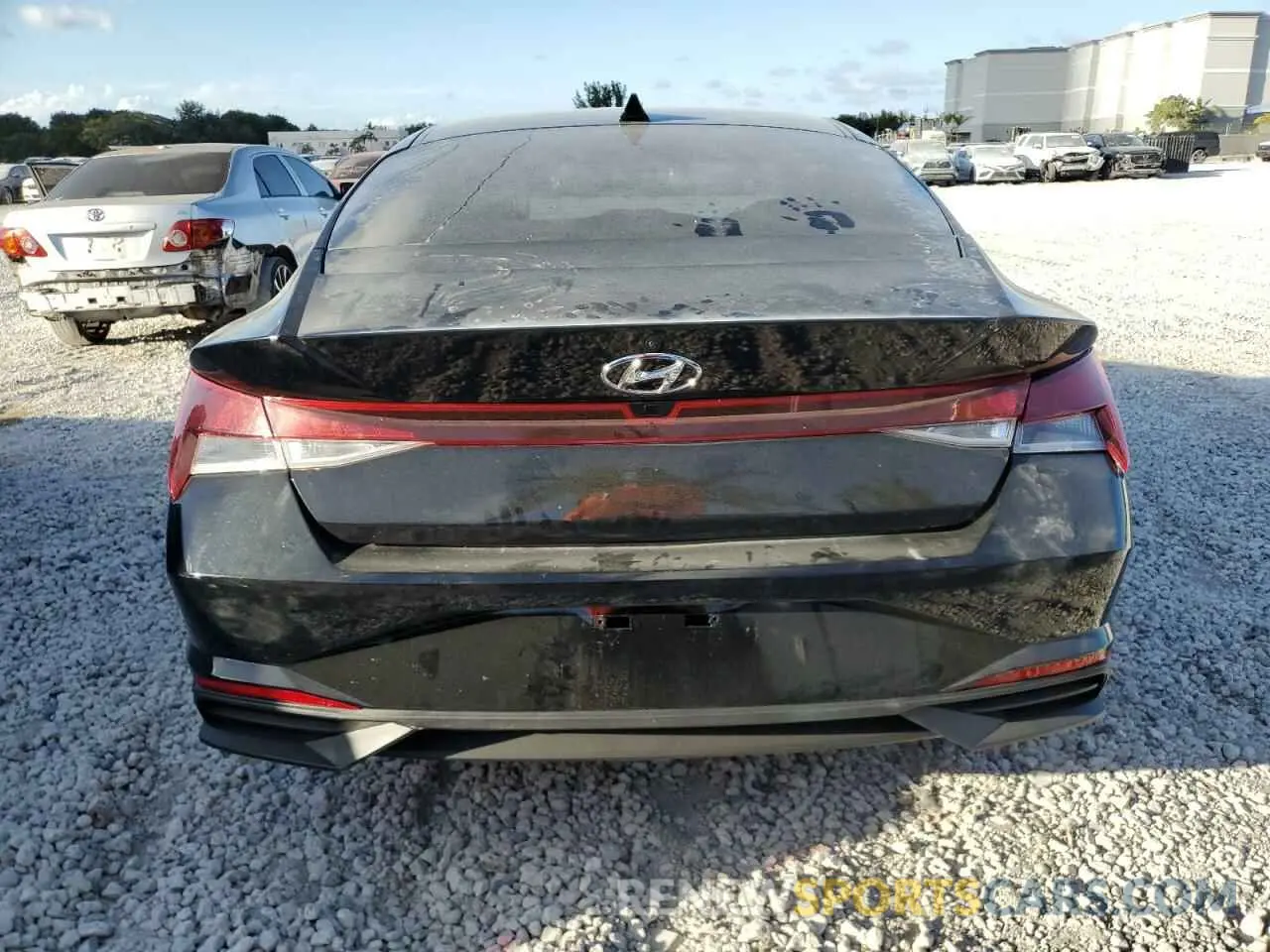 6 fotografías del automóvil dañado 5NPLM4AG8NH067086 HYUNDAI ELANTRA 2022