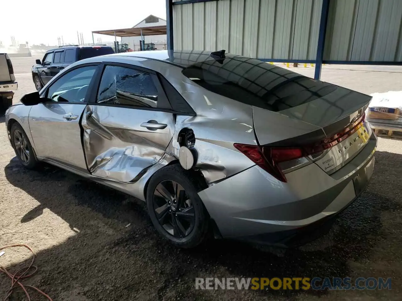 2 fotografías del automóvil dañado 5NPLM4AG9NH059188 HYUNDAI ELANTRA 2022