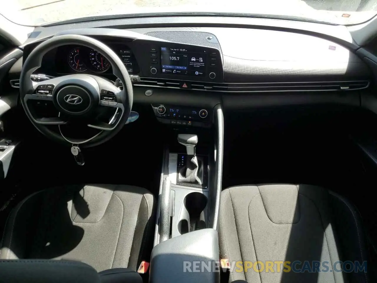 8 fotografías del automóvil dañado 5NPLM4AG9NH059188 HYUNDAI ELANTRA 2022