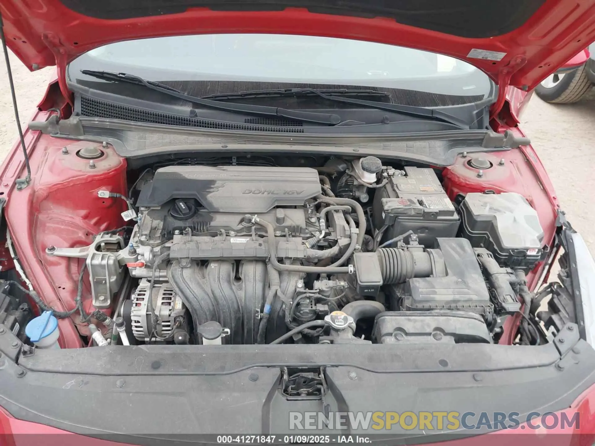 10 fotografías del automóvil dañado 5NPLM4AG9NH063936 HYUNDAI ELANTRA 2022