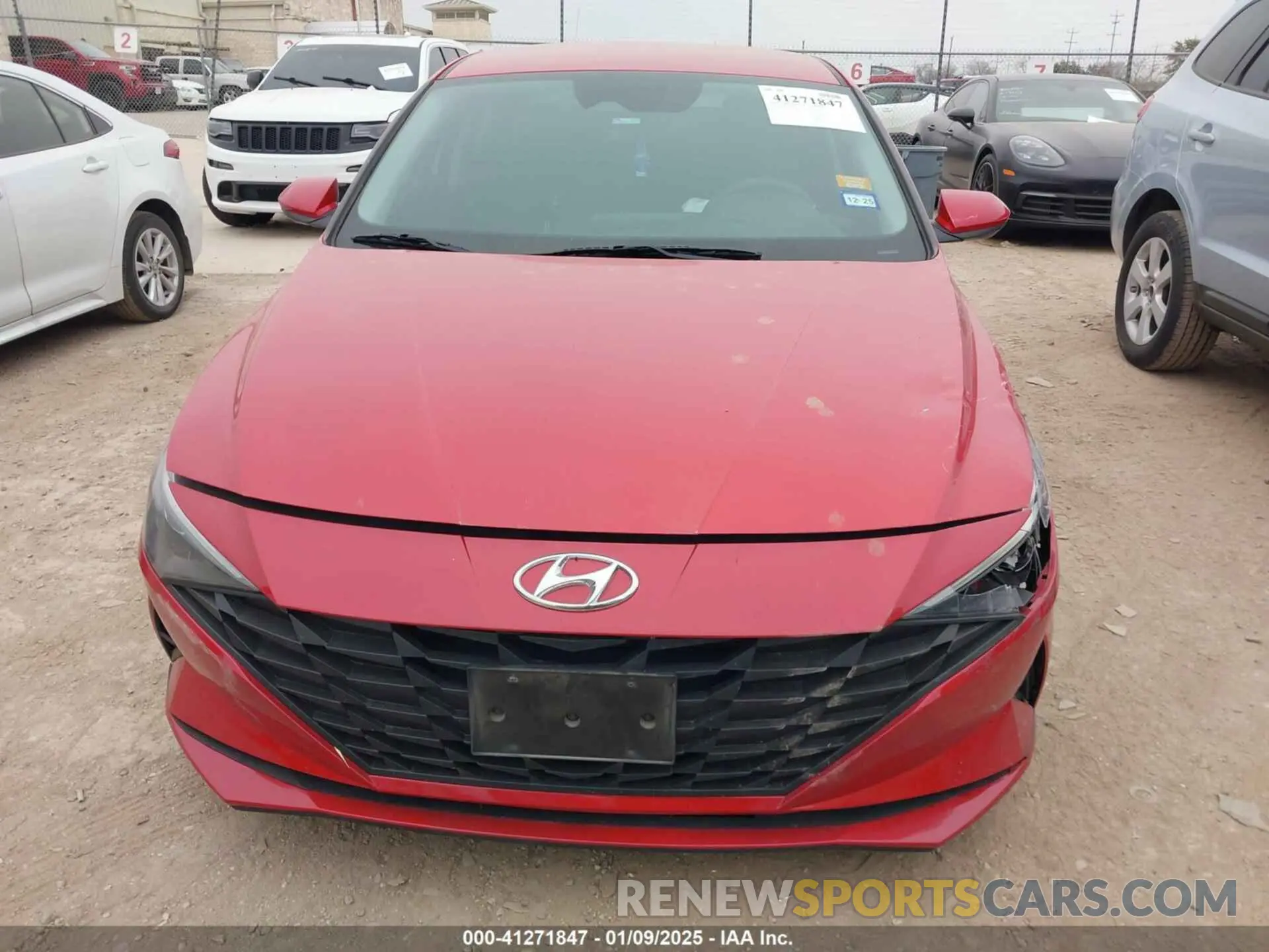 12 fotografías del automóvil dañado 5NPLM4AG9NH063936 HYUNDAI ELANTRA 2022