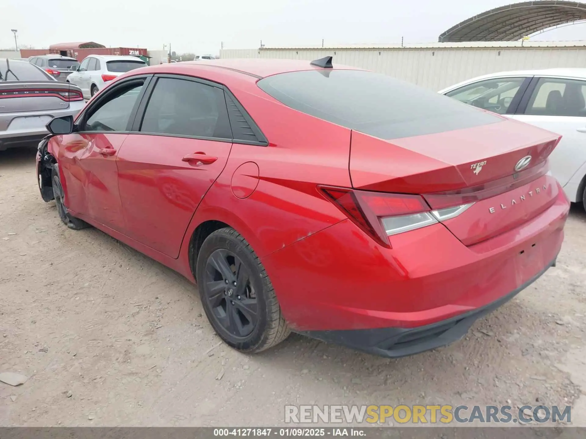 3 fotografías del automóvil dañado 5NPLM4AG9NH063936 HYUNDAI ELANTRA 2022