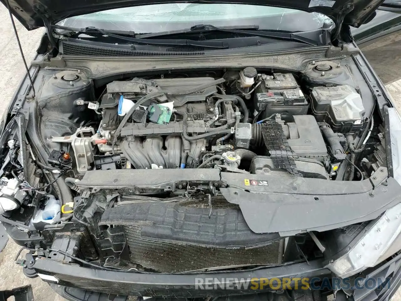 11 fotografías del automóvil dañado 5NPLM4AG9NH064536 HYUNDAI ELANTRA 2022