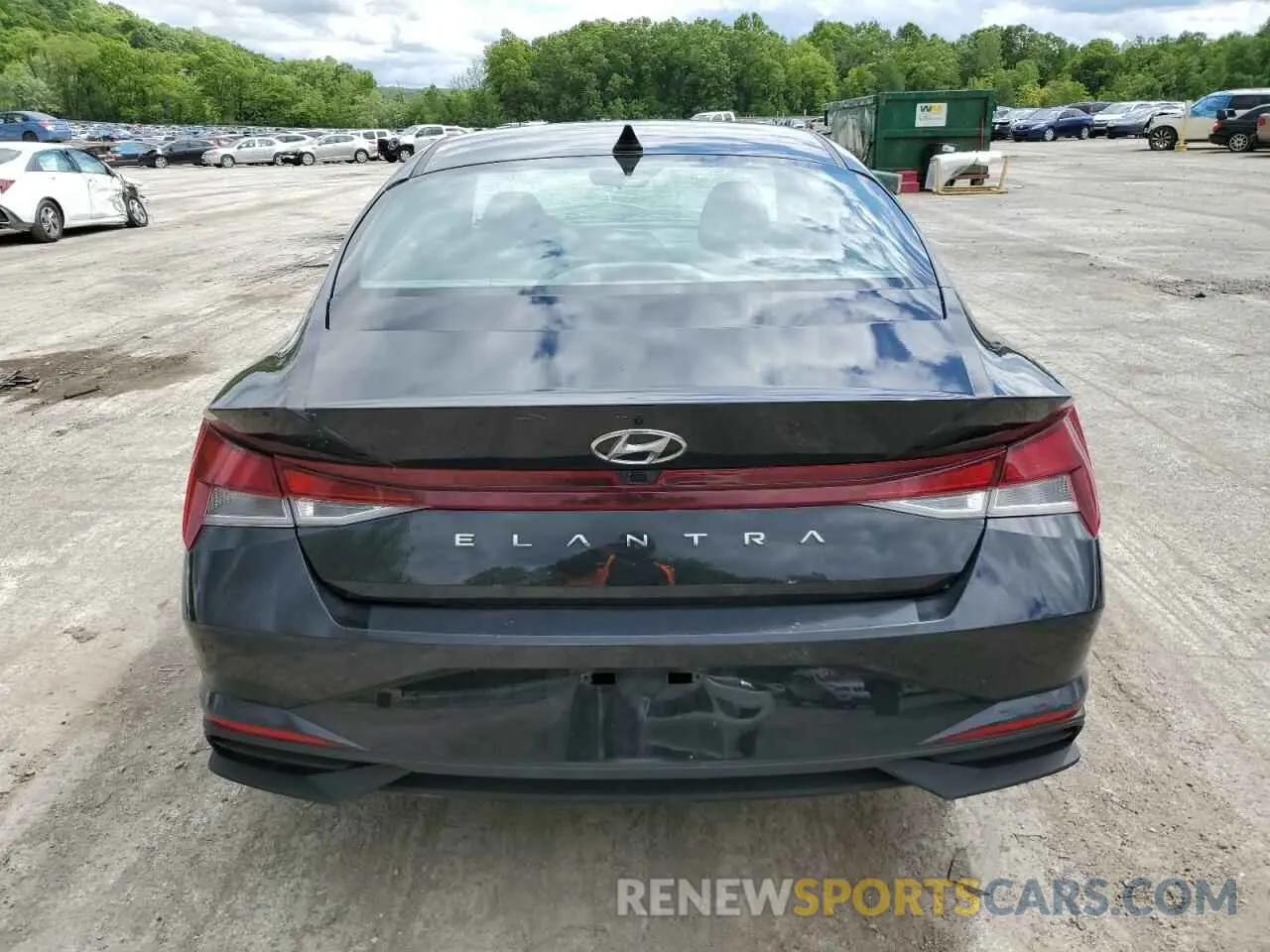 6 fotografías del automóvil dañado 5NPLM4AG9NH064536 HYUNDAI ELANTRA 2022