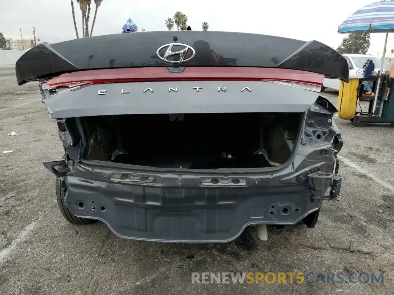 6 fotografías del automóvil dañado 5NPLM4AGXNH070958 HYUNDAI ELANTRA 2022