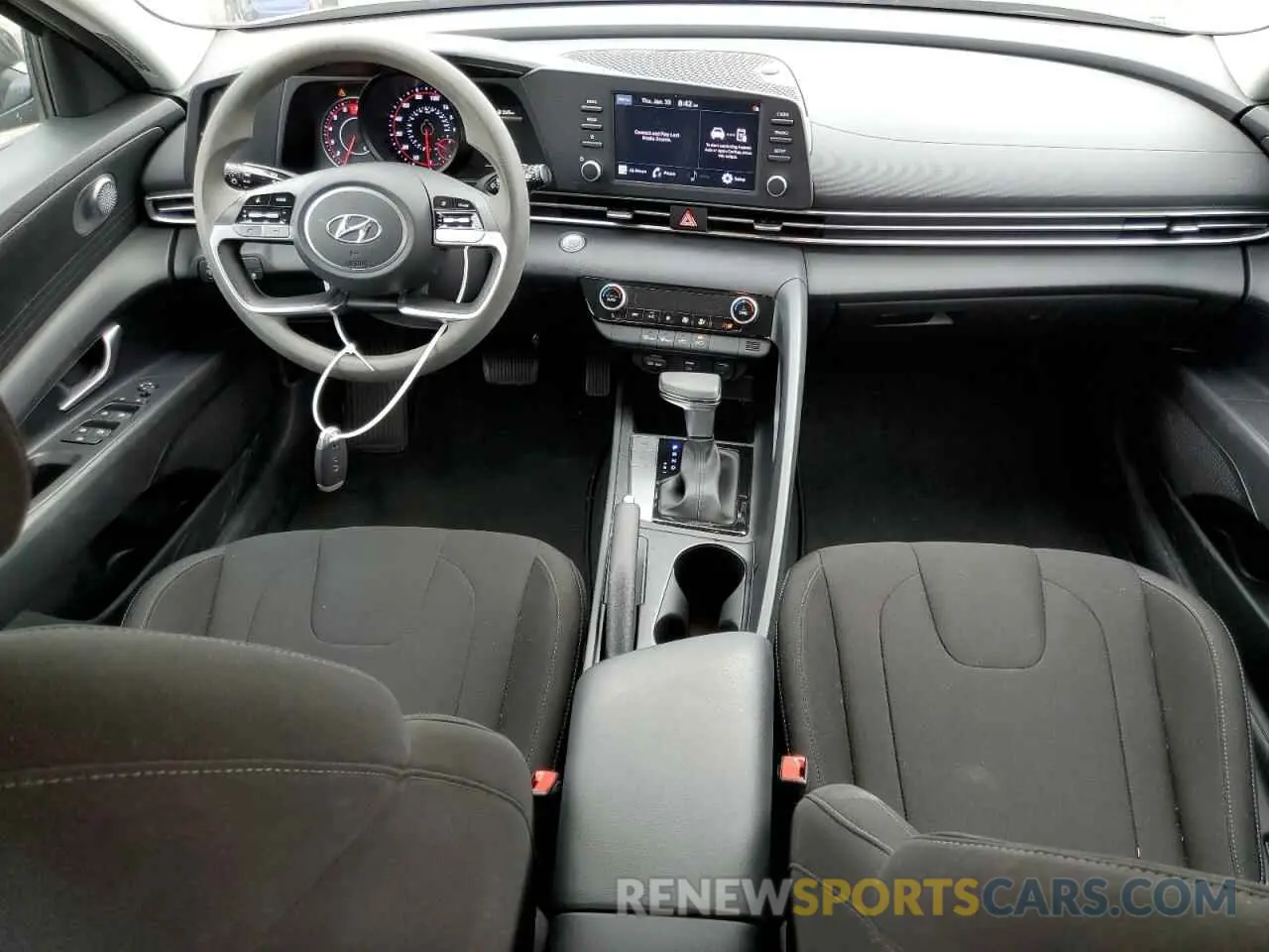 8 fotografías del automóvil dañado 5NPLM4AGXNH070958 HYUNDAI ELANTRA 2022
